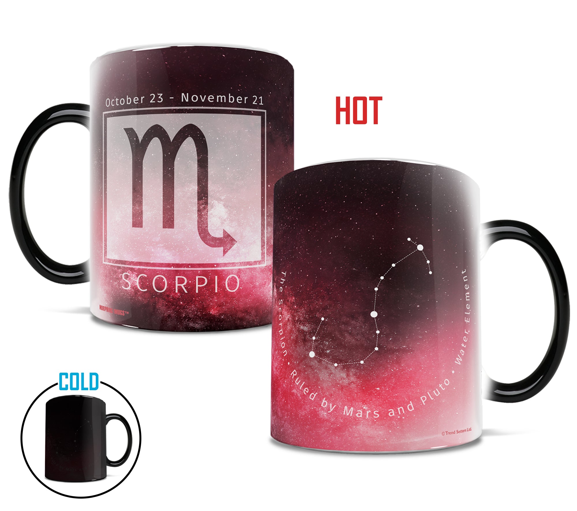 Zodiac Collection (Scorpio) Morphing Mugs® Heat-Sensitive Mug MMUG676