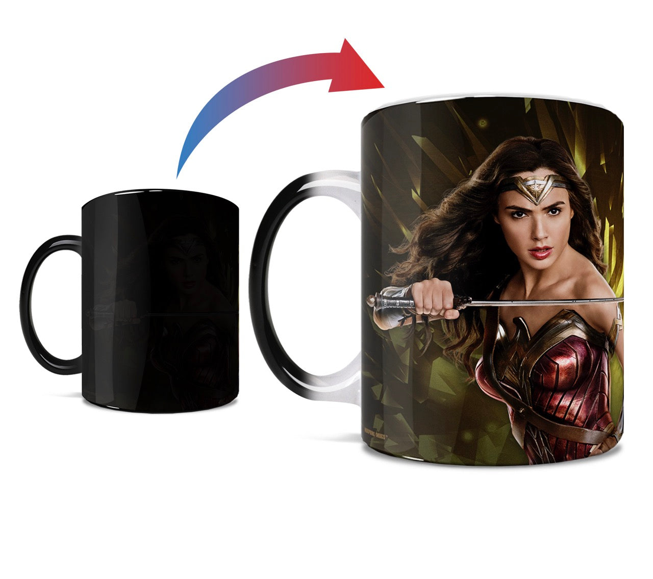 Justice League (Wonder Woman Logo) Morphing Mugs®  Heat-Sensitive Mug MMUG709