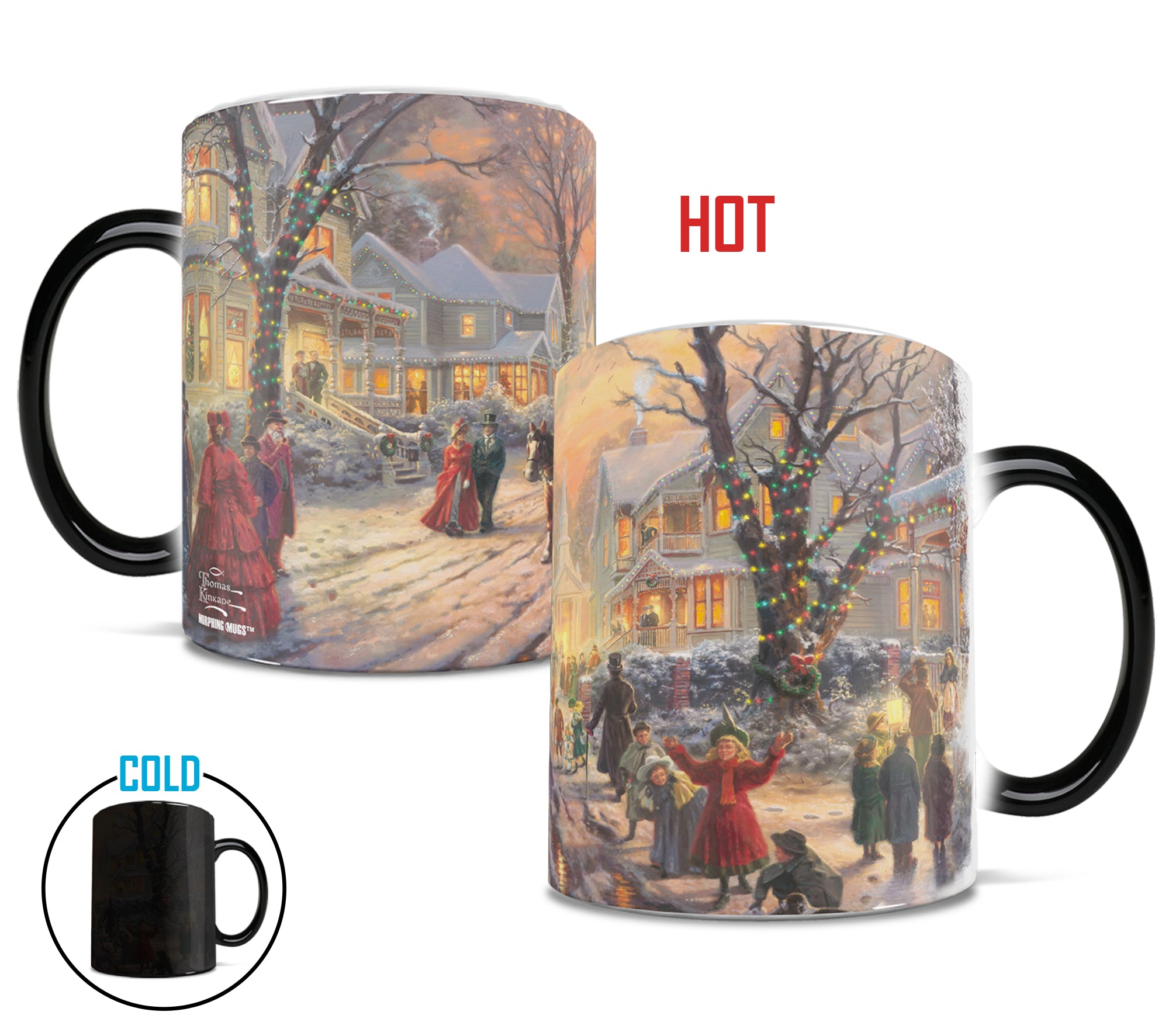 Thomas Kinkade (A Victorian Christmas)  Morphing Mugs® Heat-Sensitive Mug MMUG711