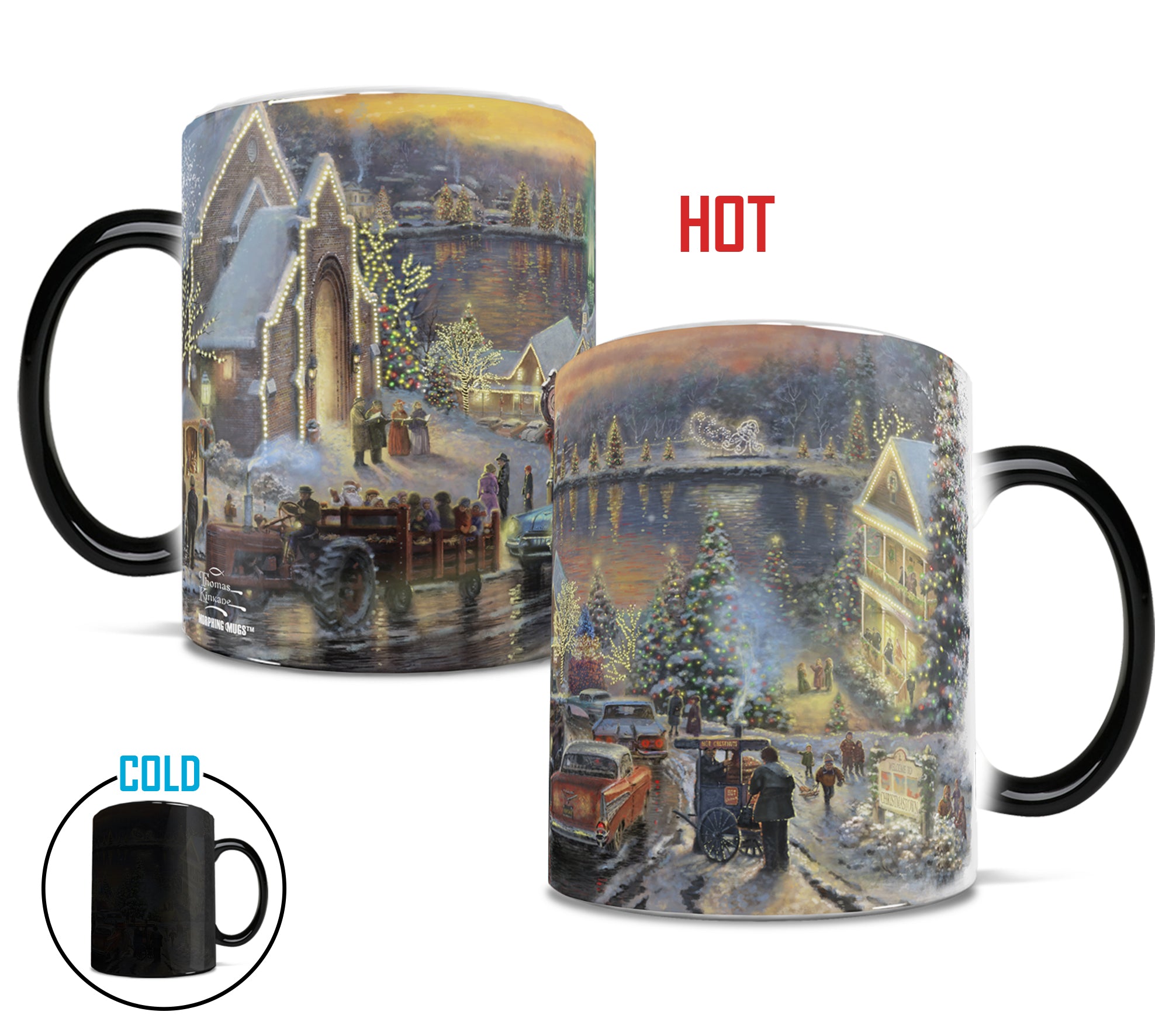 Thomas Kinkade (The Lights of Christmastown)  Morphing Mugs® Heat-Sensitive Mug MMUG713