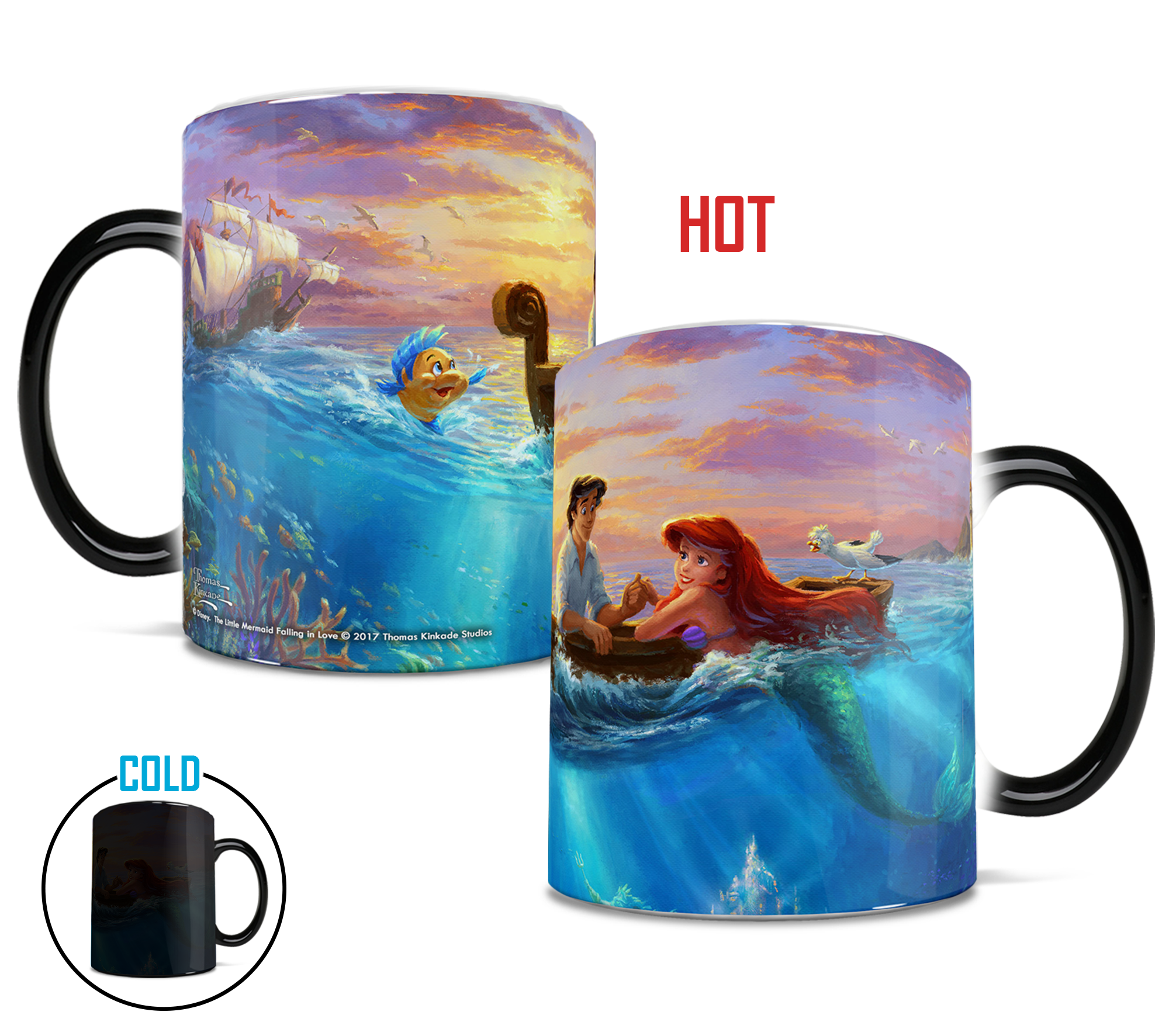 Disney (Little Mermaid Falling in Love) Morphing Mugs® Heat-Sensitive Mug MMUG740