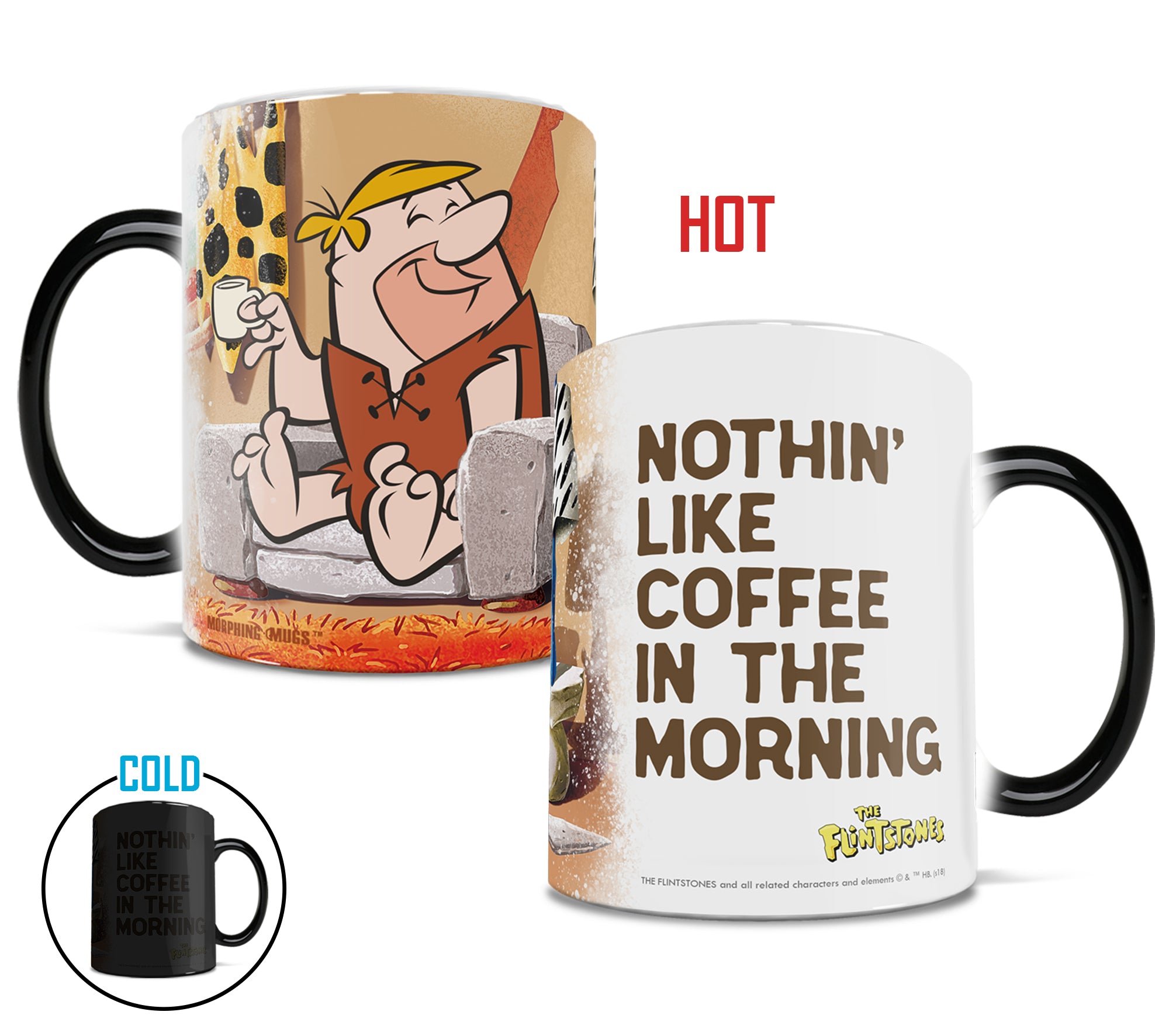 The Flintstones (Nothin Like Coffee) Morphing Mugs® Heat-Sensitive Mug MMUG785