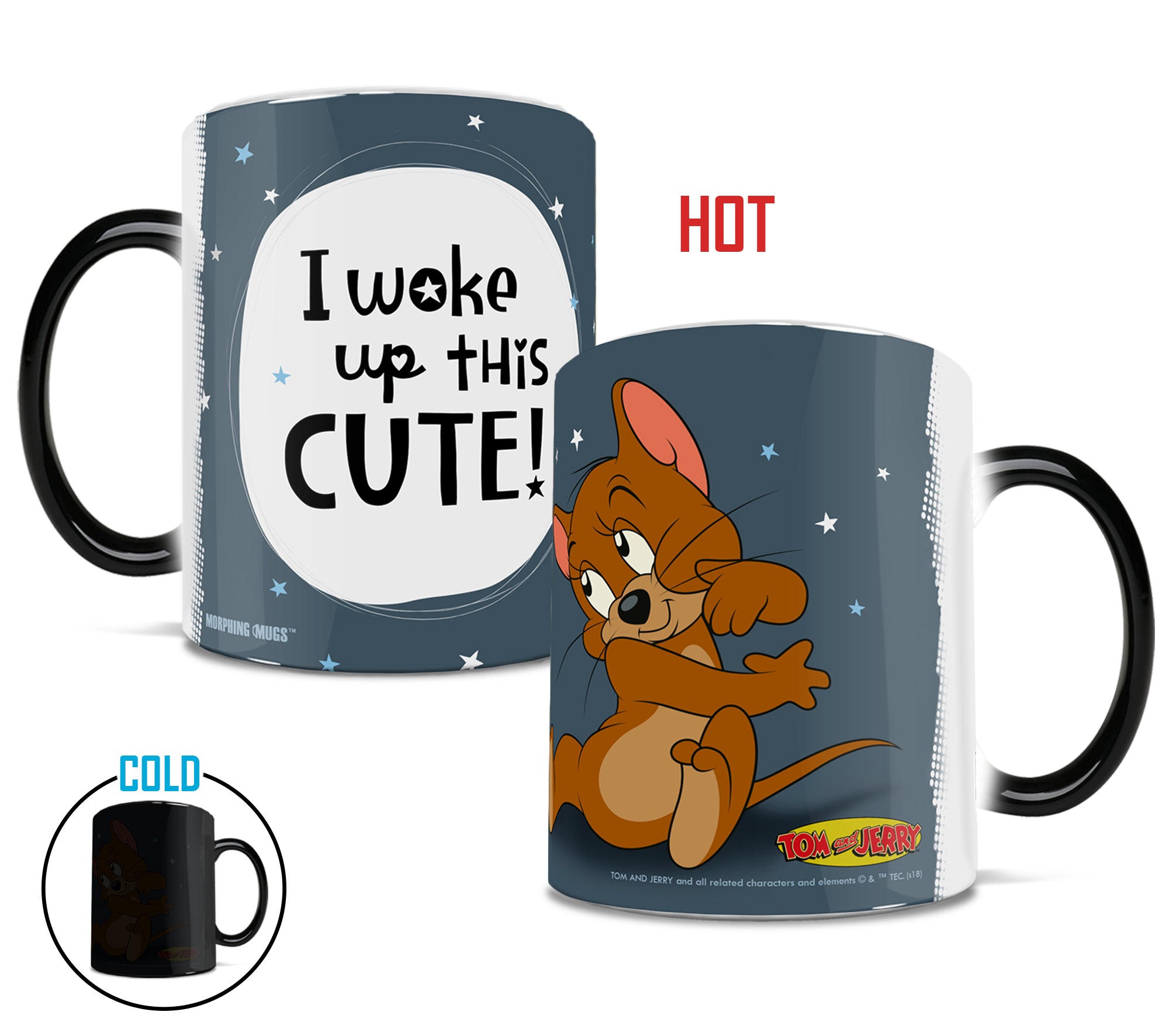 Tom and Jerry (I Woke Up This Cute) Morphing Mugs® Heat-Sensitive Mug MMUG790