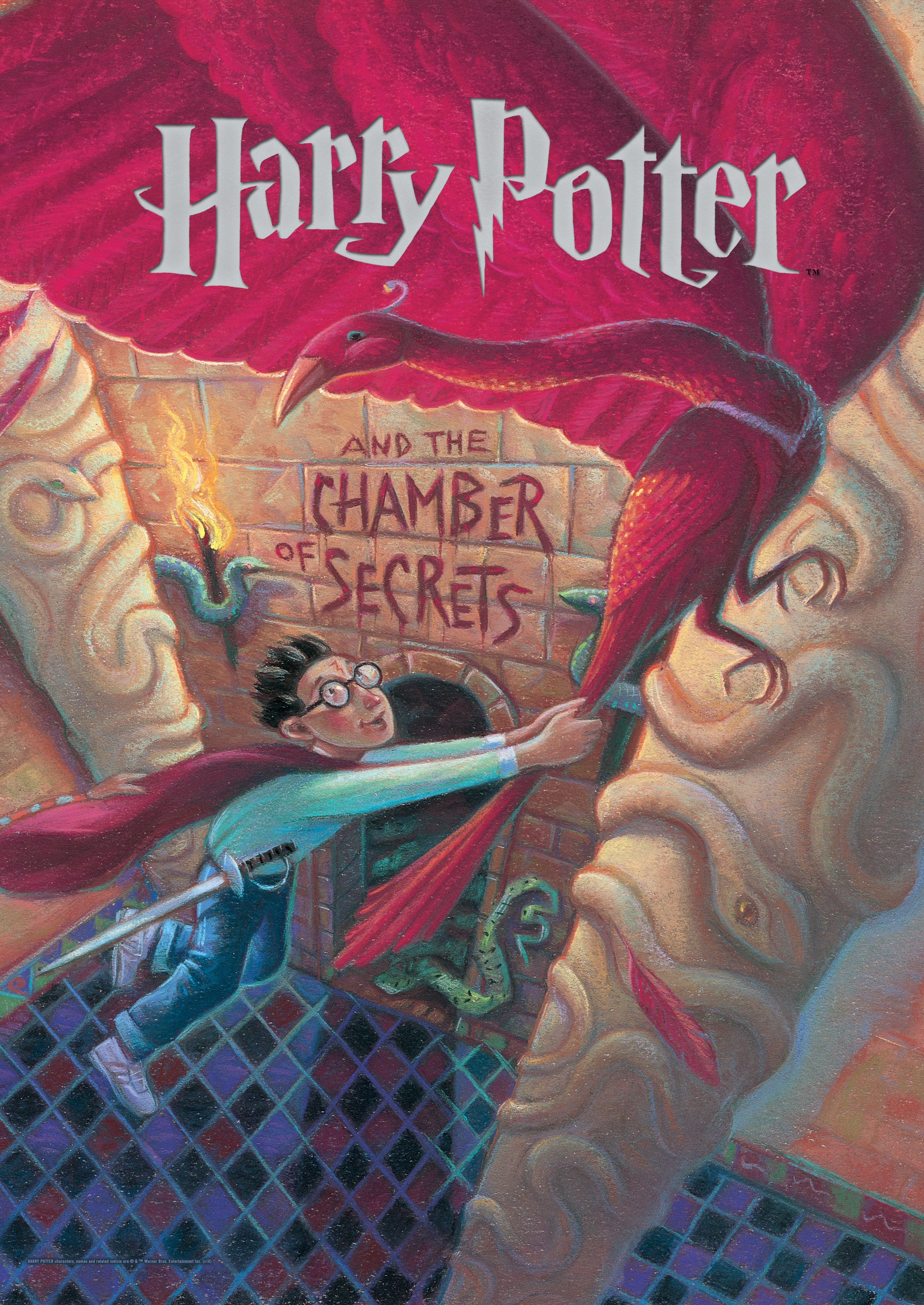 Harry Potter (Book Cover - Chamber of Secrets) MightyPrint™ Wall Art MP17240253