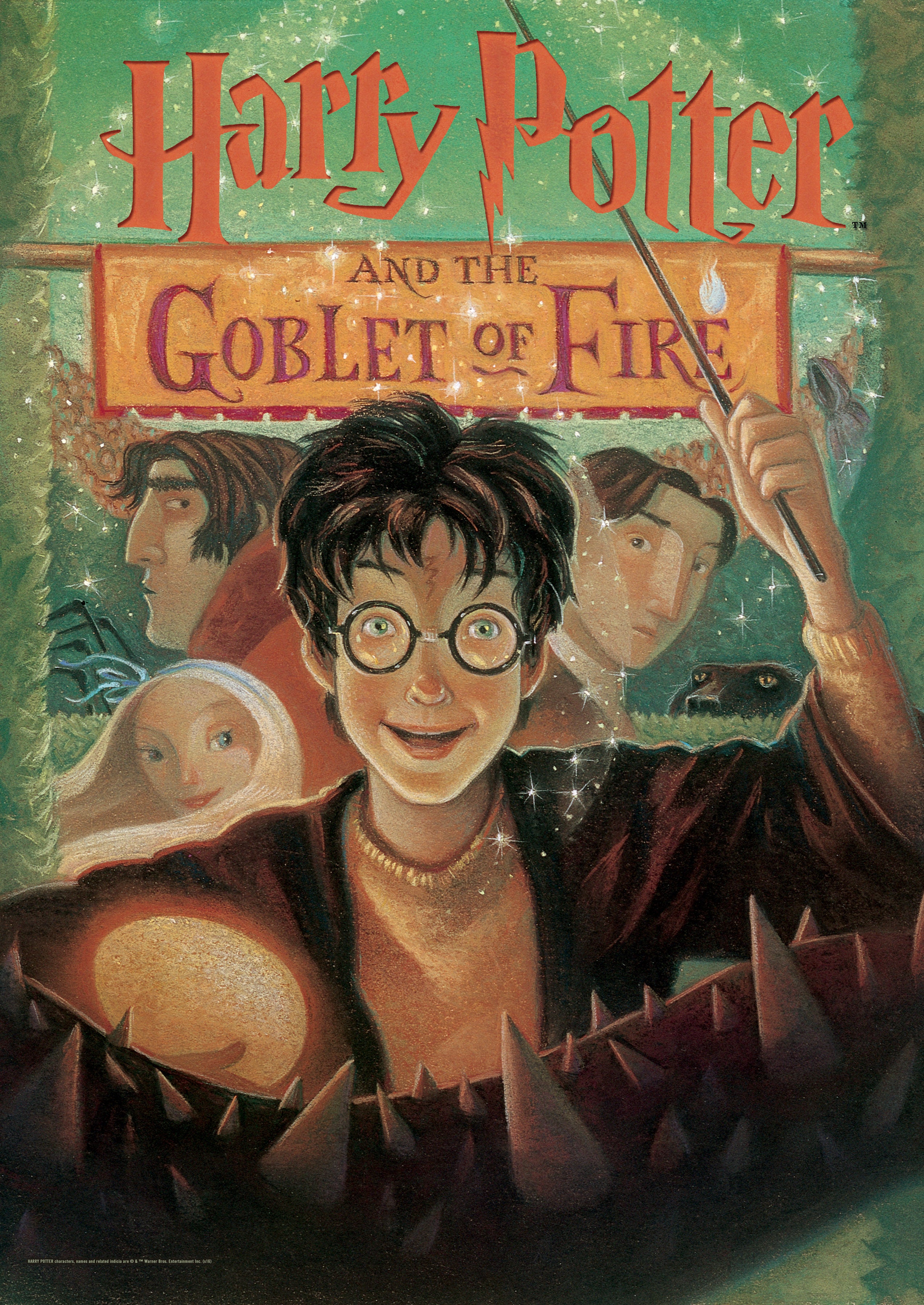 Harry Potter (Book Cover - Goblet of Fire) MightyPrint™ Wall Art MP17240255