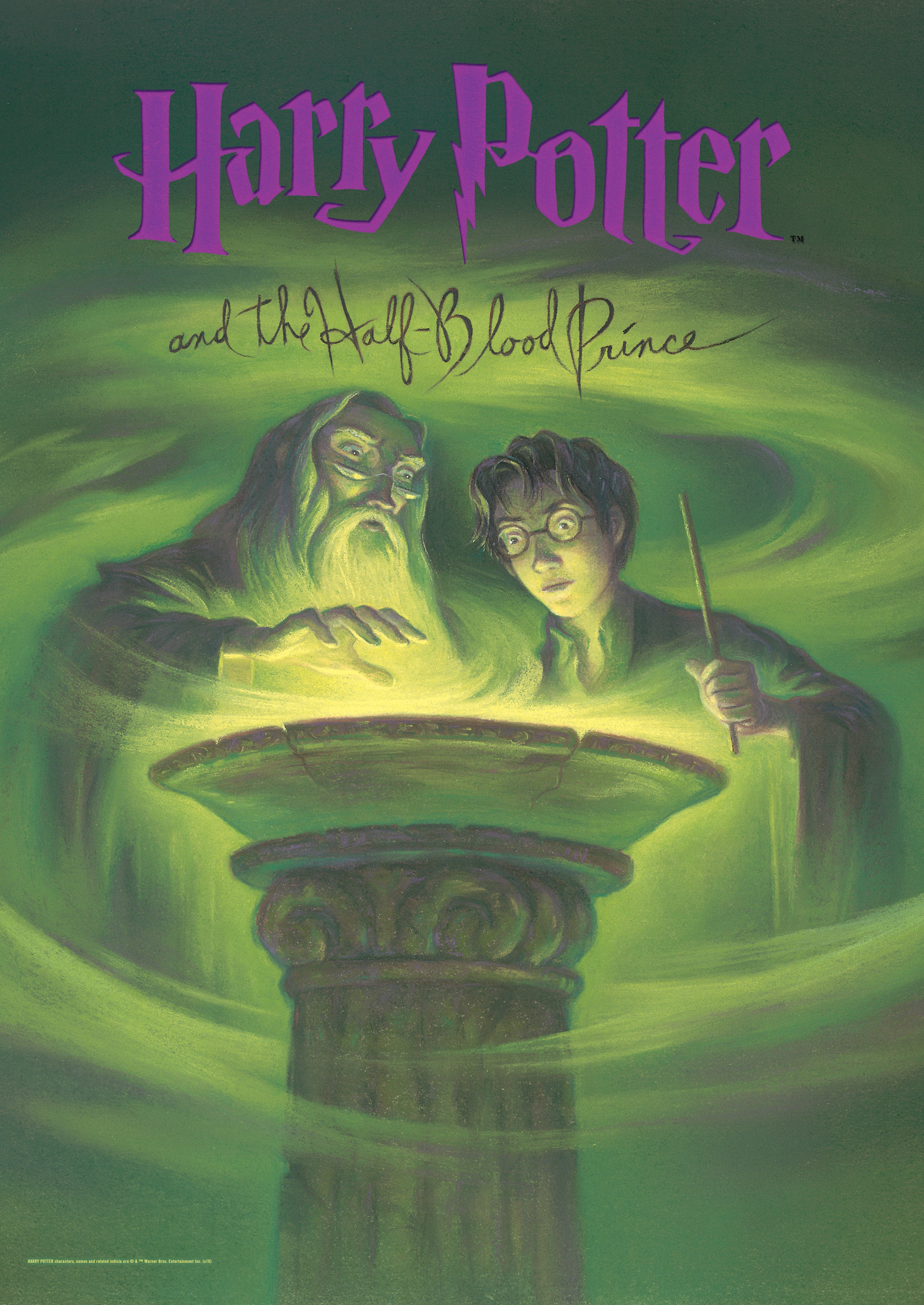 Harry Potter (Book Cover - Half-Blood Prince) MightyPrint™ Wall Art MP17240257