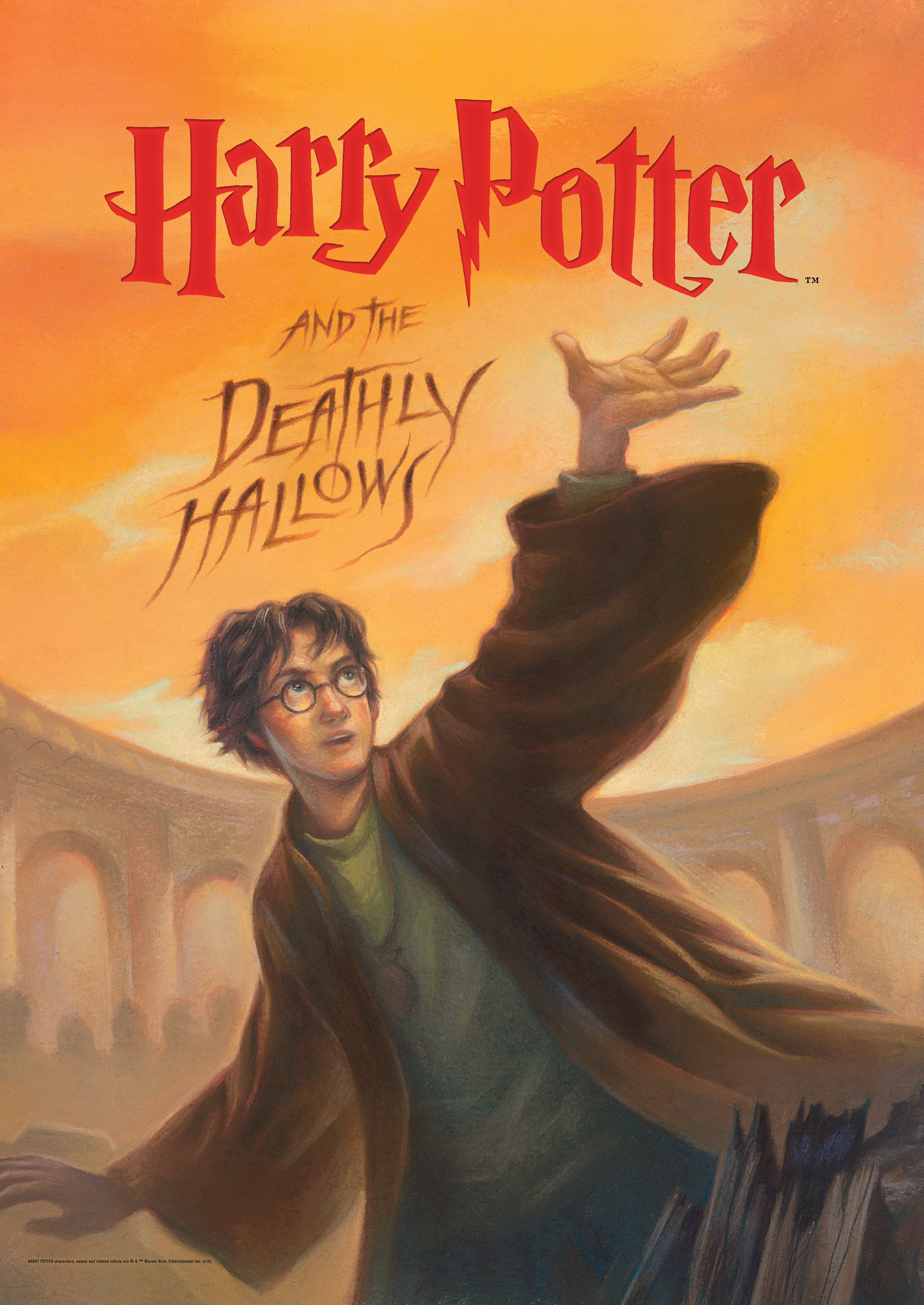 Harry Potter (Book Cover - Deathly Hallows) MightyPrint™ Wall Art MP17240258