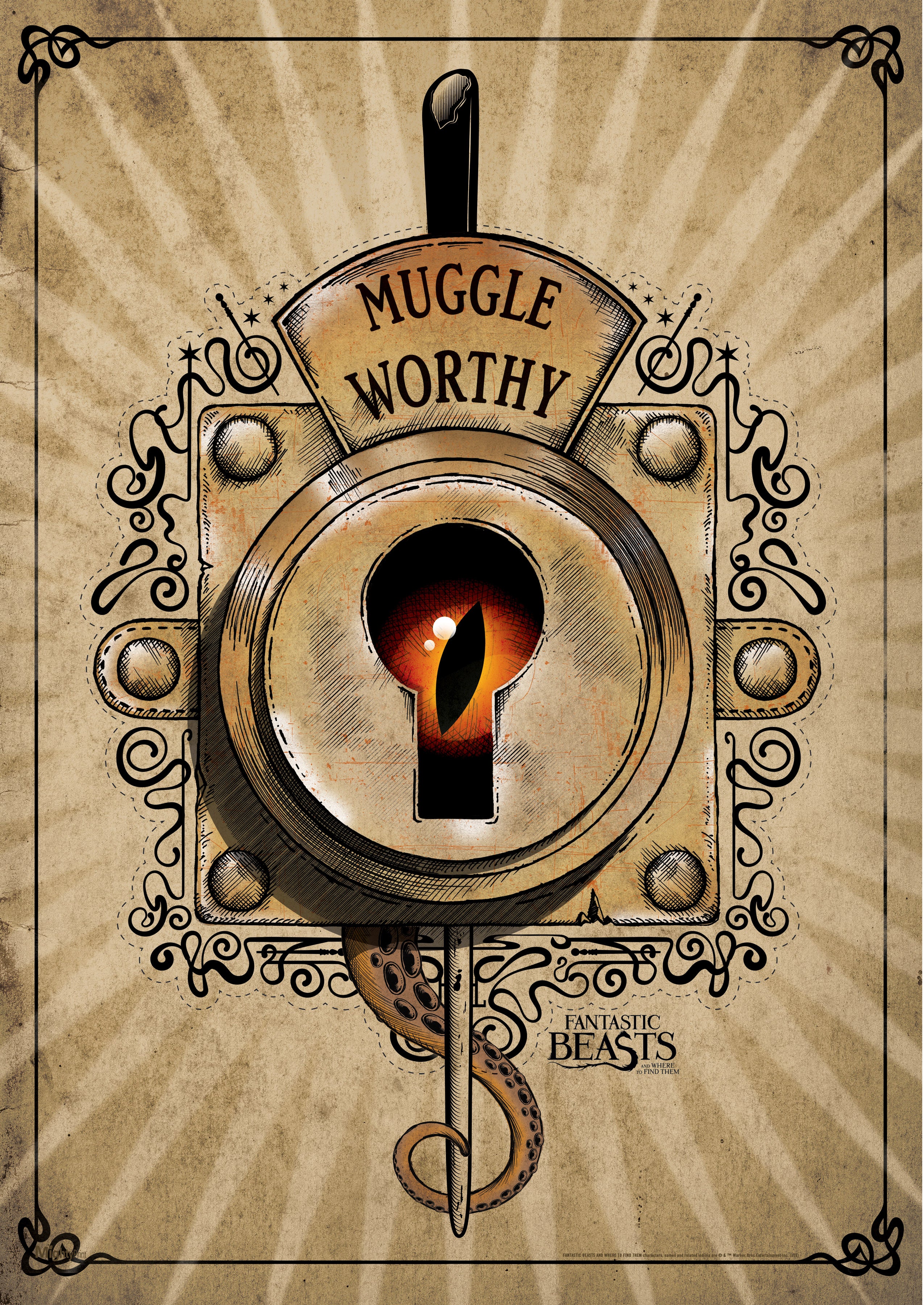 Fantastic Beasts and Where to Find Them (Muggle Worthy) MightyPrint™ Wall Art MP17240262