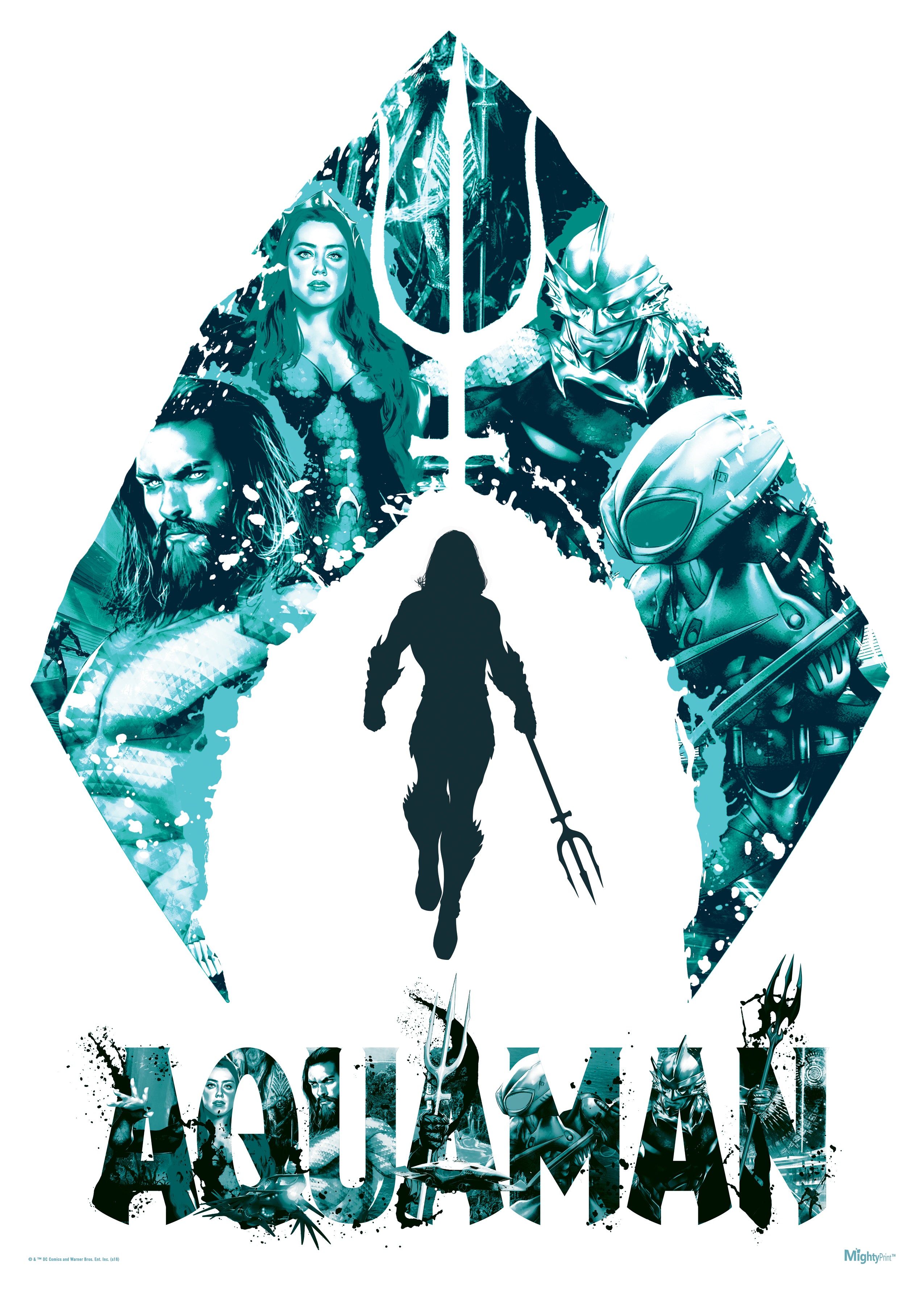 Aquaman (Collage) MightyPrint™ Wall Art MP17240426
