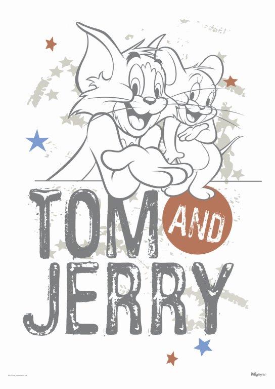 Tom and Jerry (Modern Vintage) MightyPrint™ Wall Art MP17240436