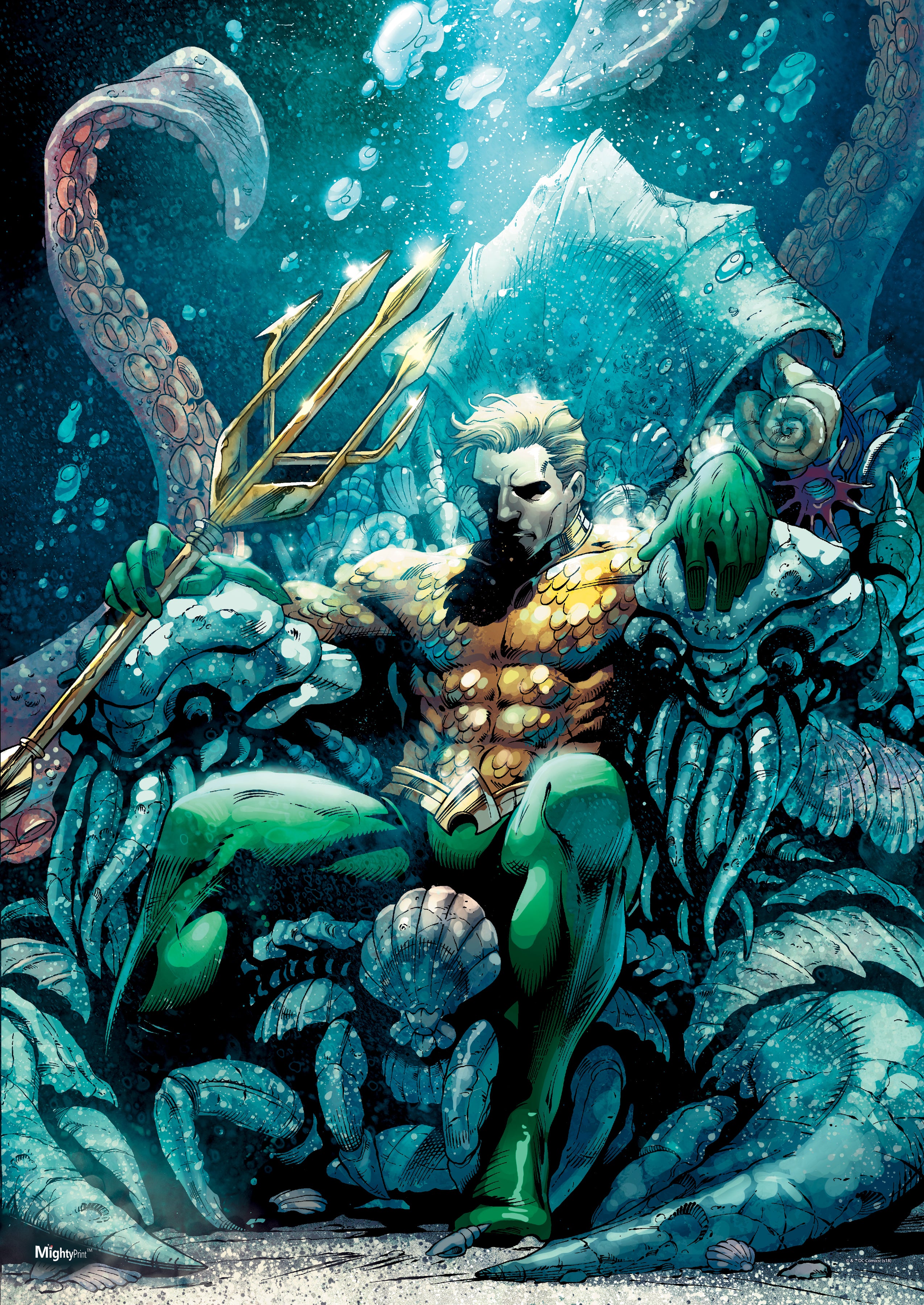 DC Comics (Aquaman - Throne of Atlantis)  MightyPrint™ Wall Art MP17240438