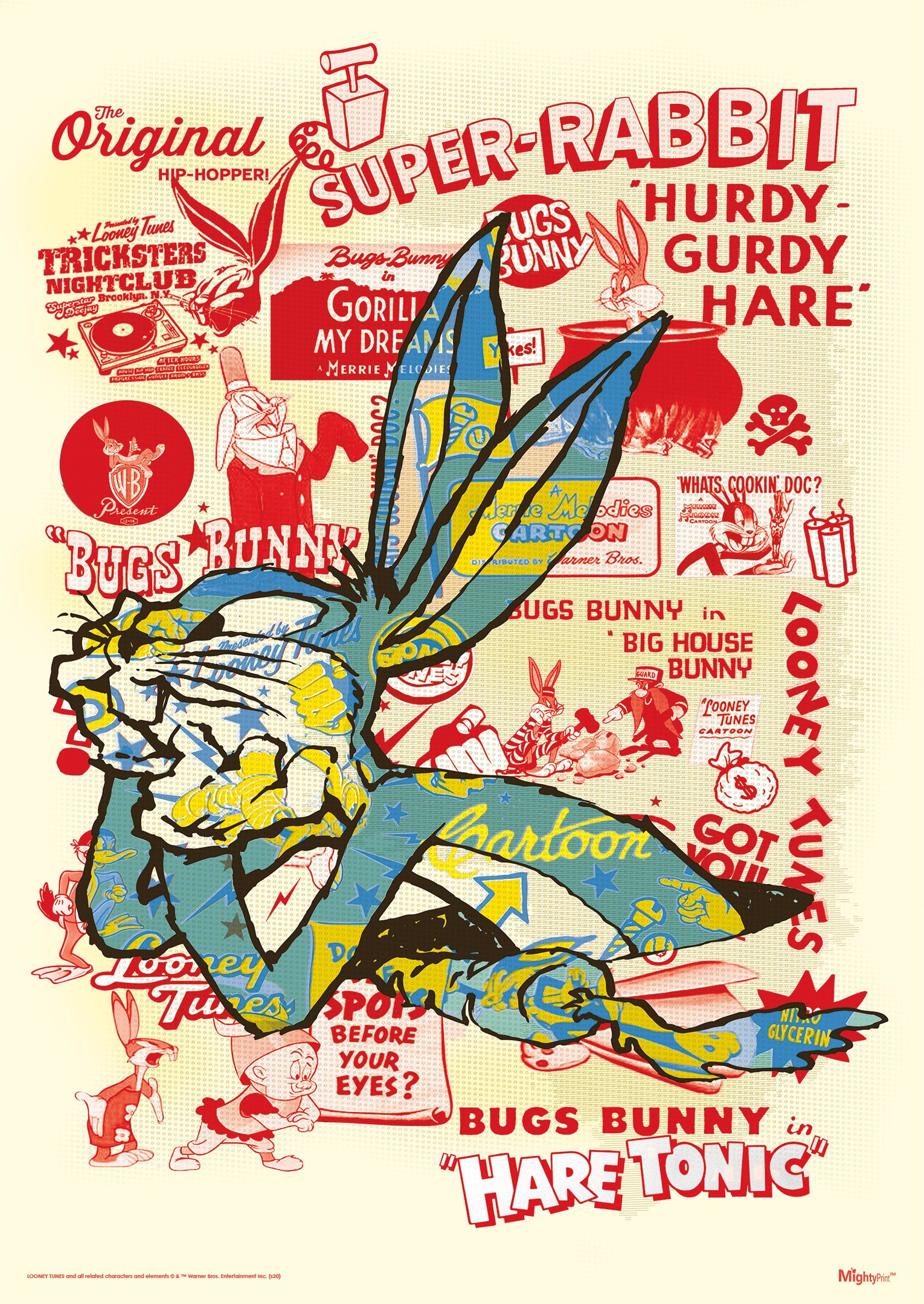 Looney Tunes (Bugs Bunny - Hare Tonic) MightyPrint™ Wall Art MP17240602