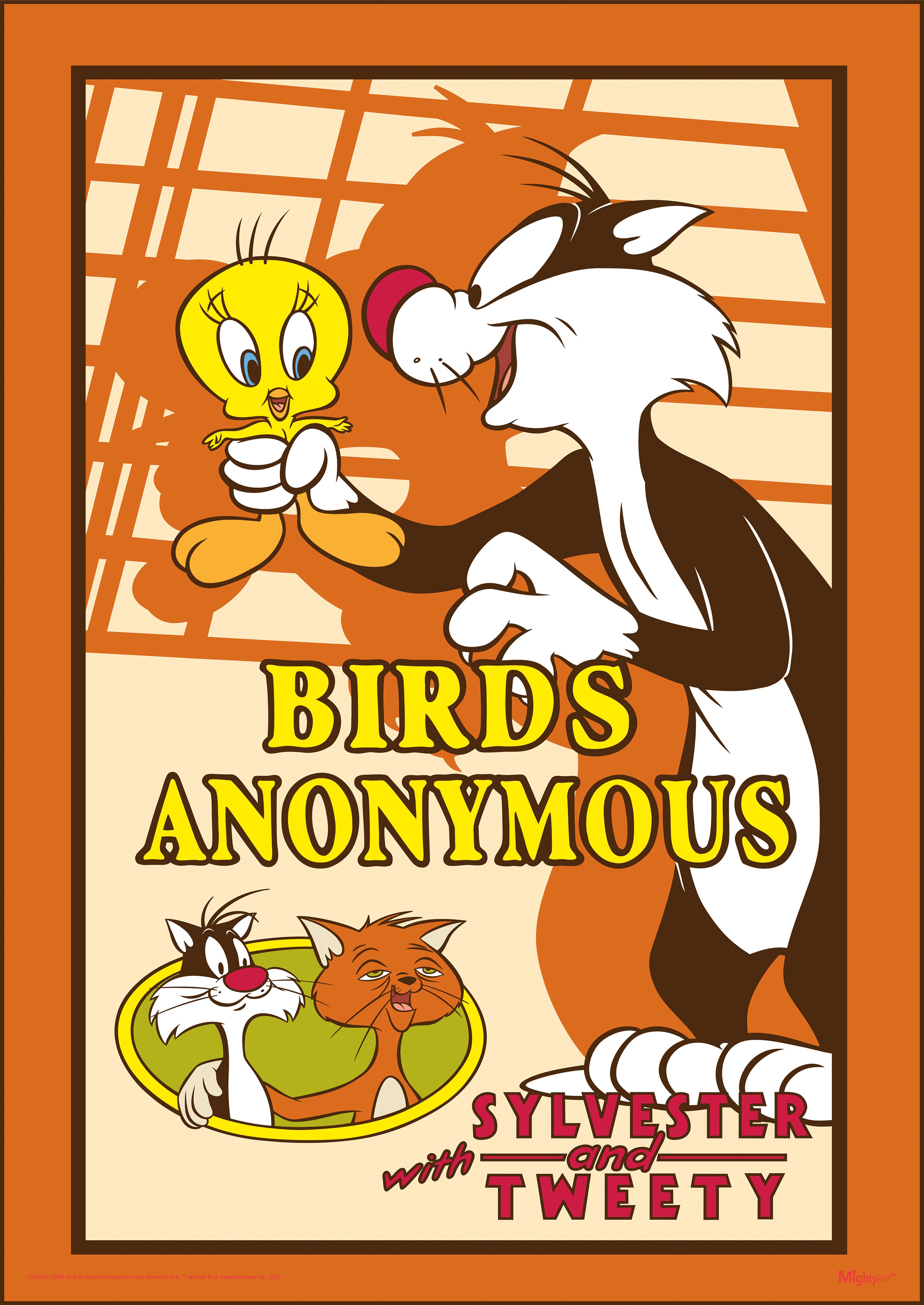 Looney Tunes (Tweety Bird - Birds Anonymous) MightyPrint™ Wall Art MP17240604