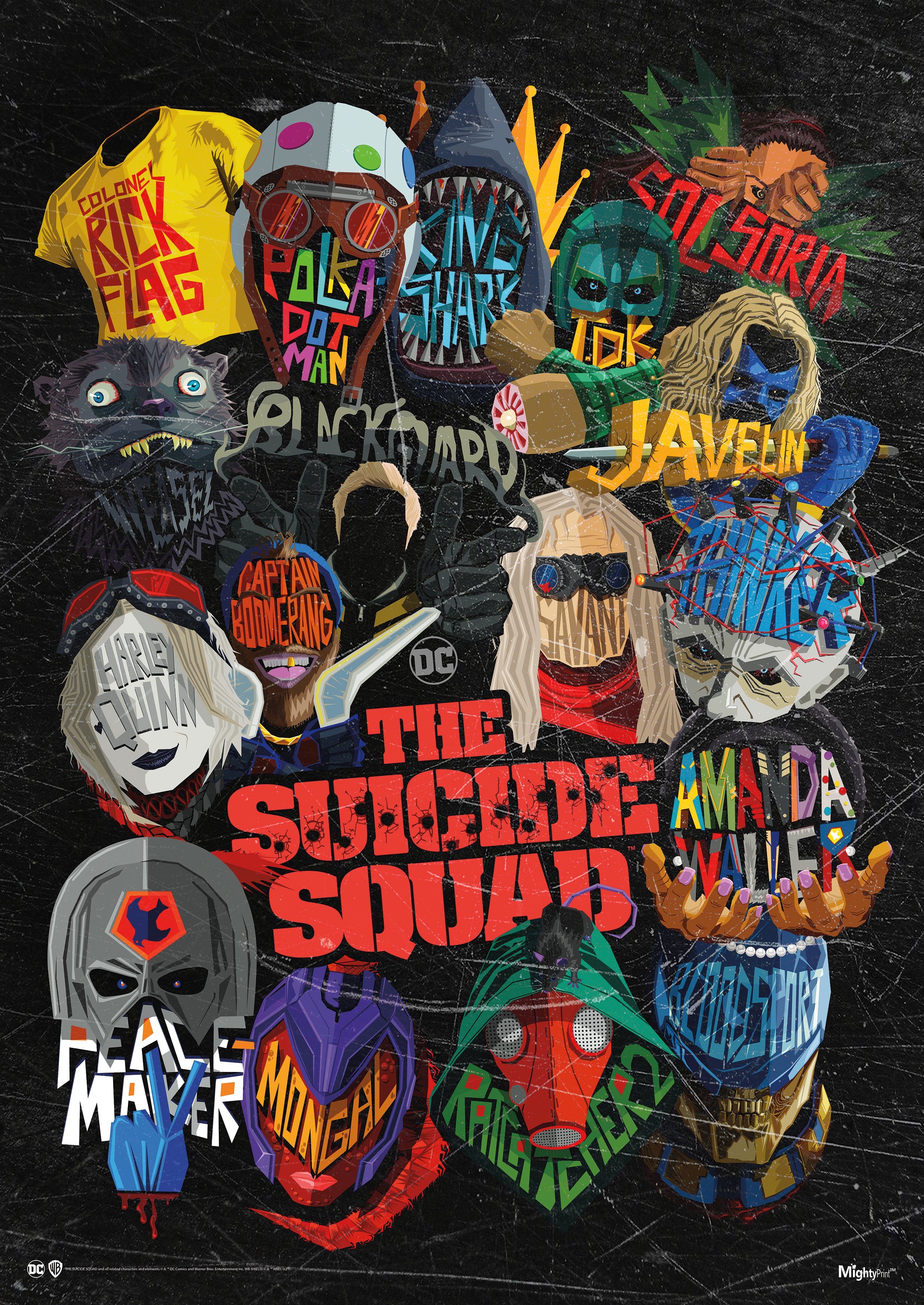 The Suicide Squad (Icons) MightyPrint™ Wall Art MP17240669