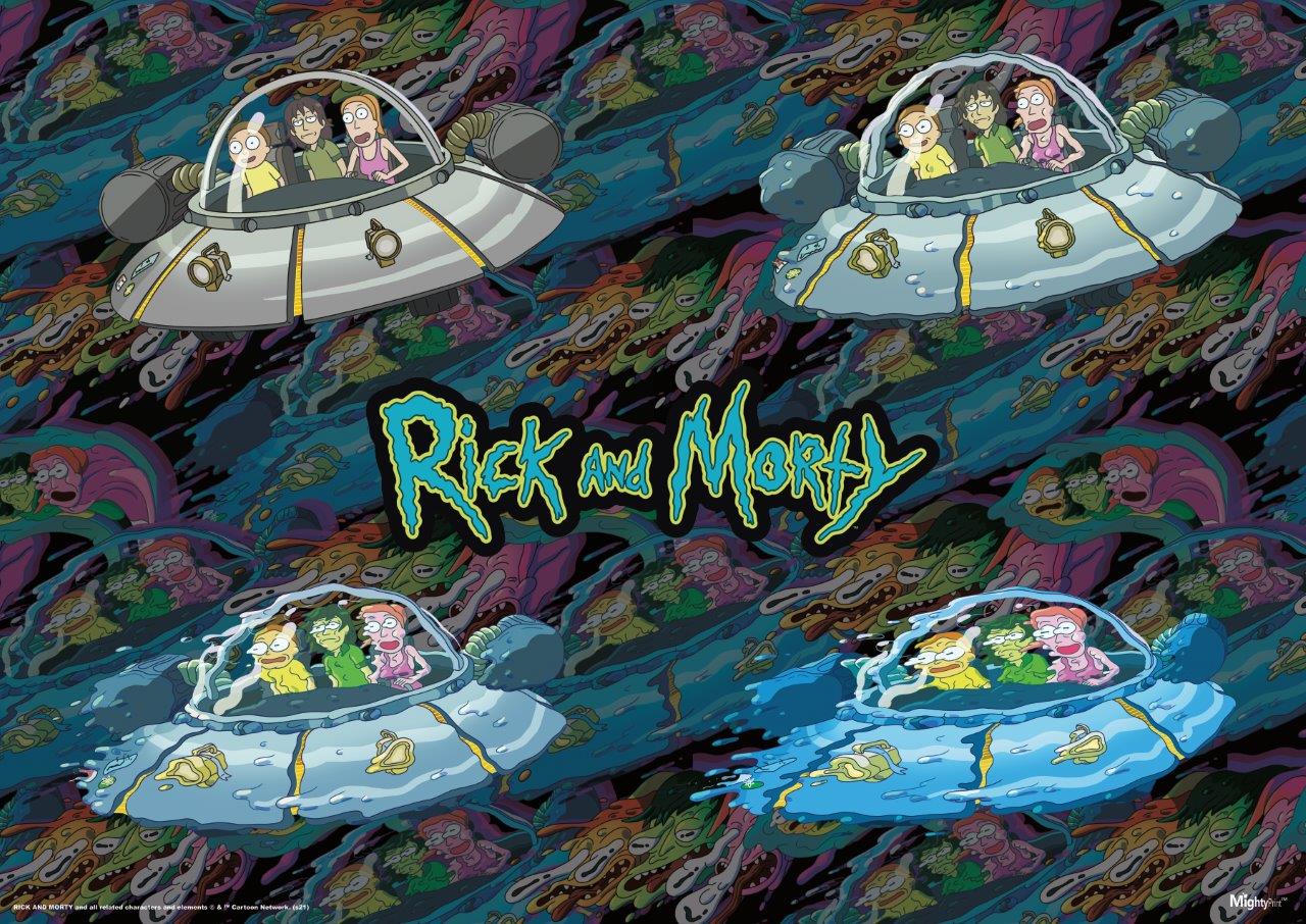 Rick and Morty (Ship Melt) MightyPrint™ Wall Art MP17240697
