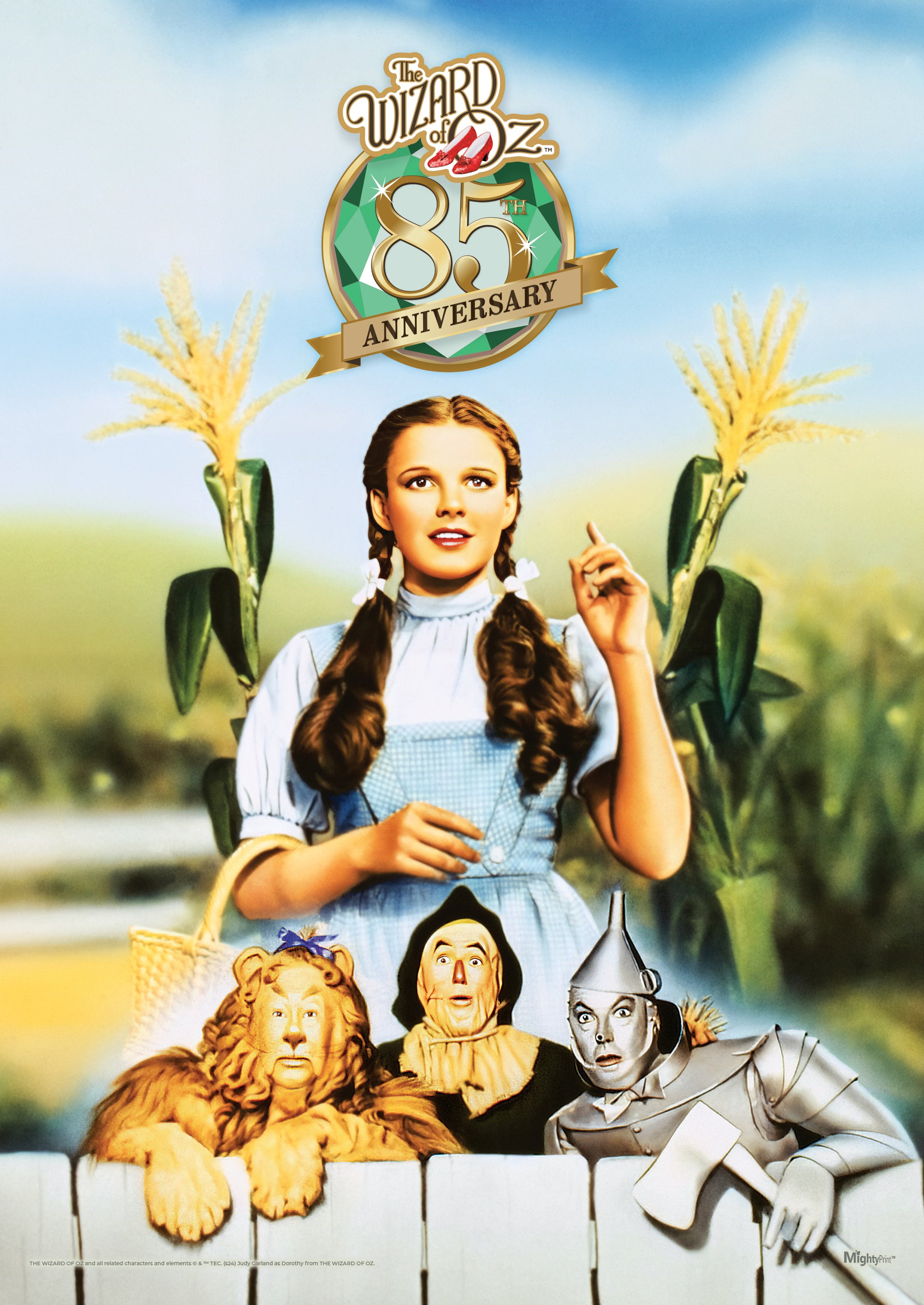 The Wizard of Oz (85th Anniversary – Dorothy in the Cornfield) MightyPrint™ Wall Art MP17240944