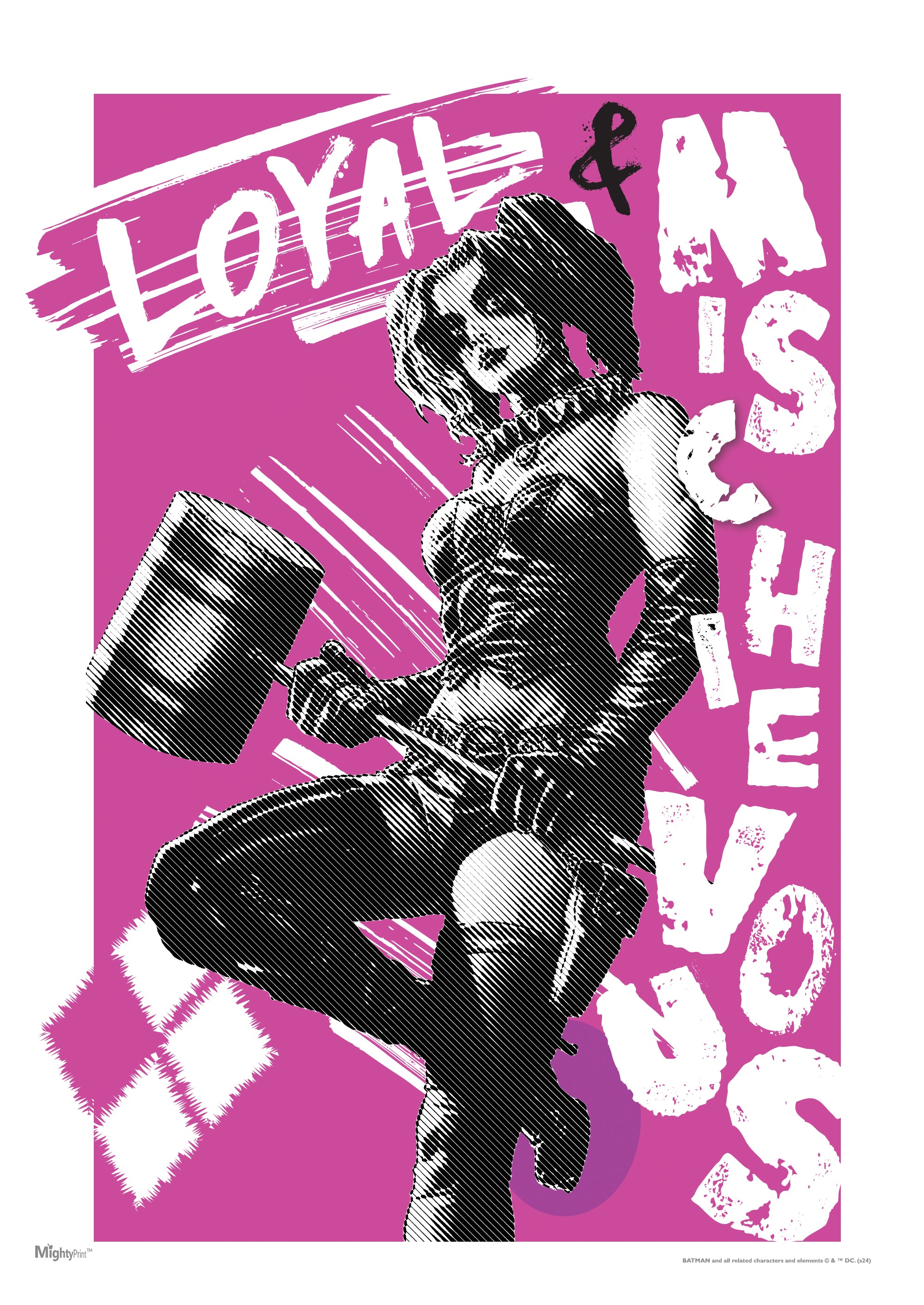 DC Comics (Harley Quinn – Grunge Pop) MightyPrint™ Wall Art MP17240967