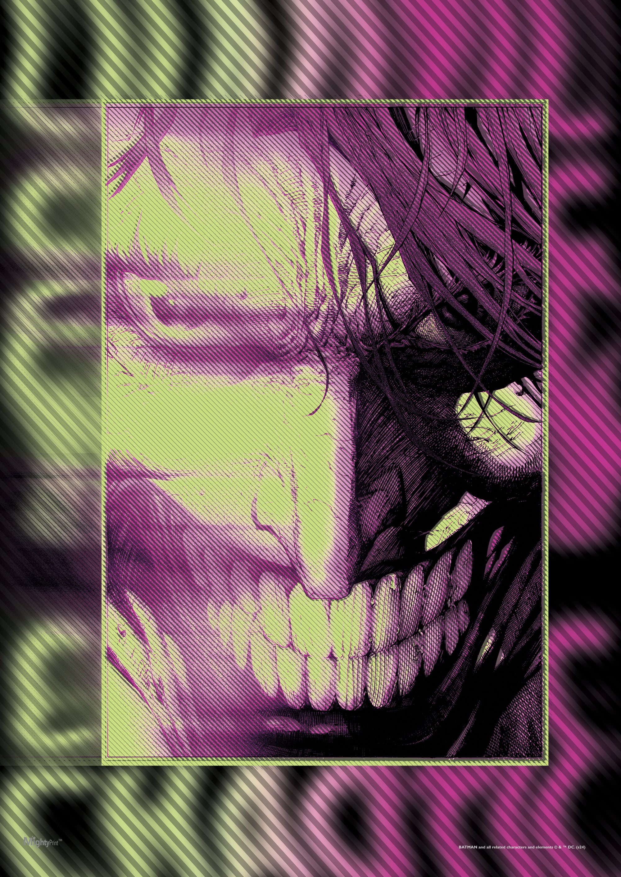 DC Comics (Joker – Grunge Pop) MightyPrint™ Wall Art MP17240968