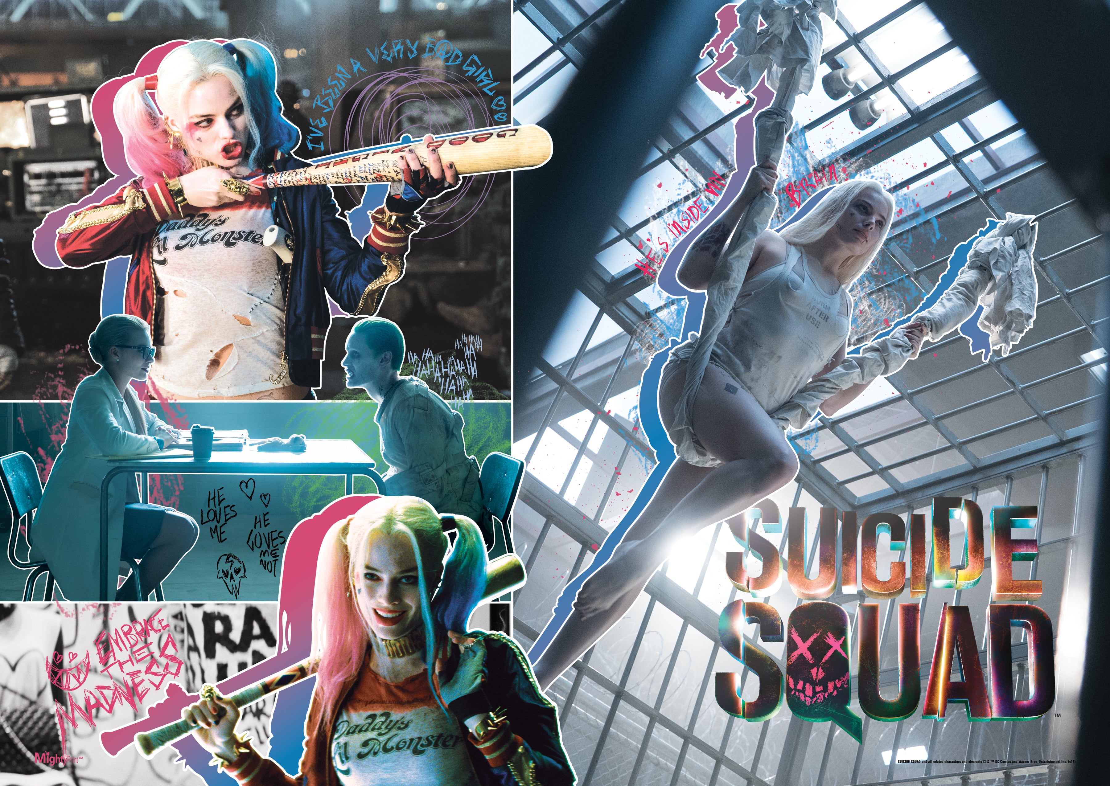 DC Comics (Suicide Squad - Harley Quinn) MightyPrint™ Wall Art Wall Art MP24170243