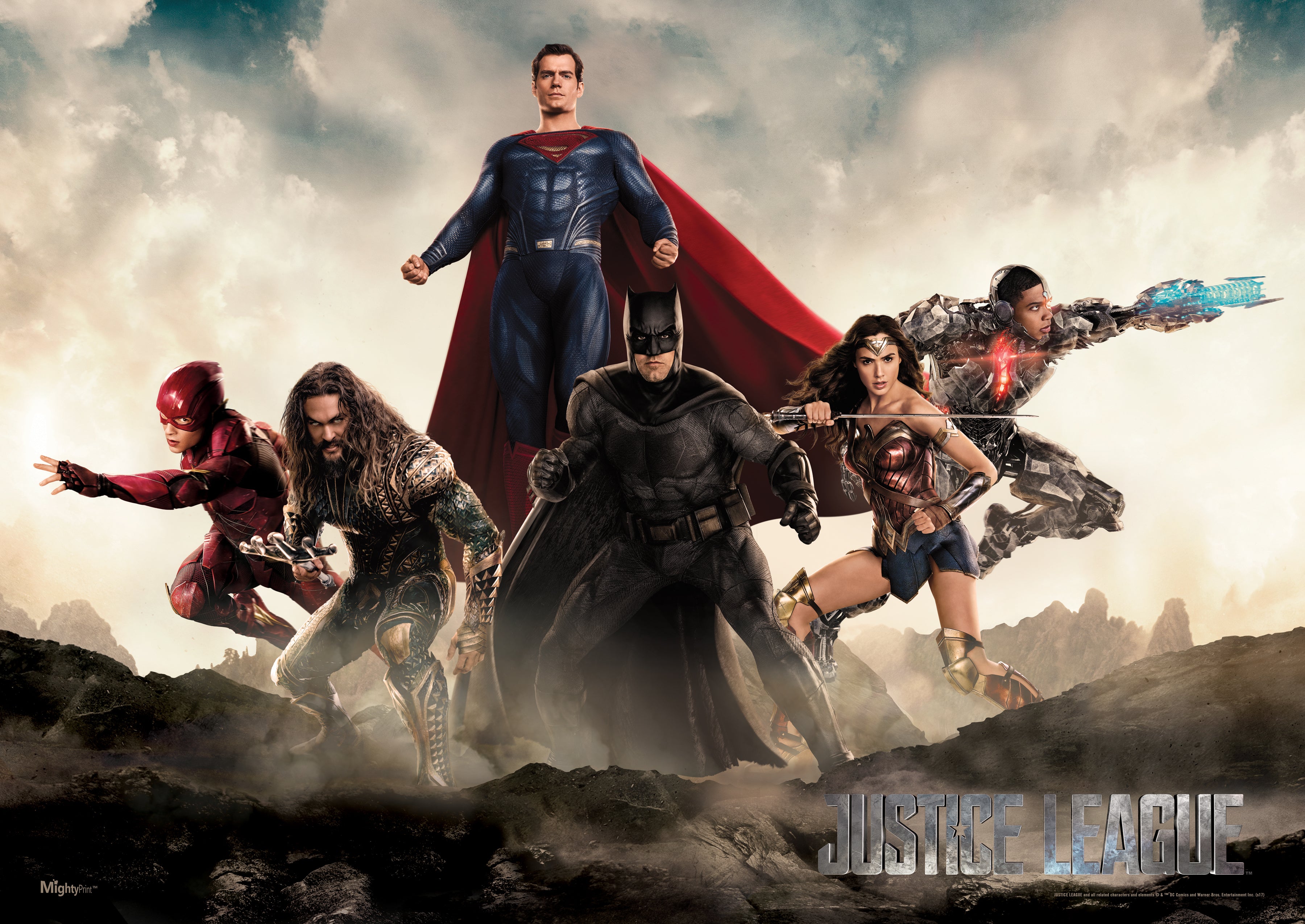 Justice League (United We Stand) MightyPrint™ Wall Art MP24170322