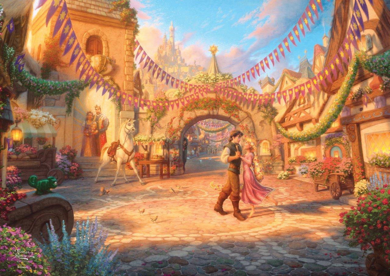 Disney (Rapunzel Dancing in the Sunlit Courtyard ) MightyPrint™ Wall Art MP24170808