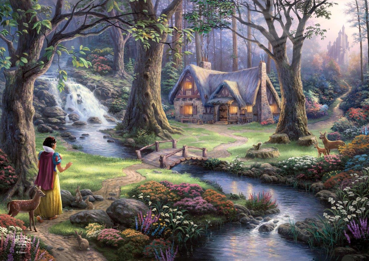 Disney (Snow White Discovers the Cottage) MightyPrint™ Wall Art MP24170815