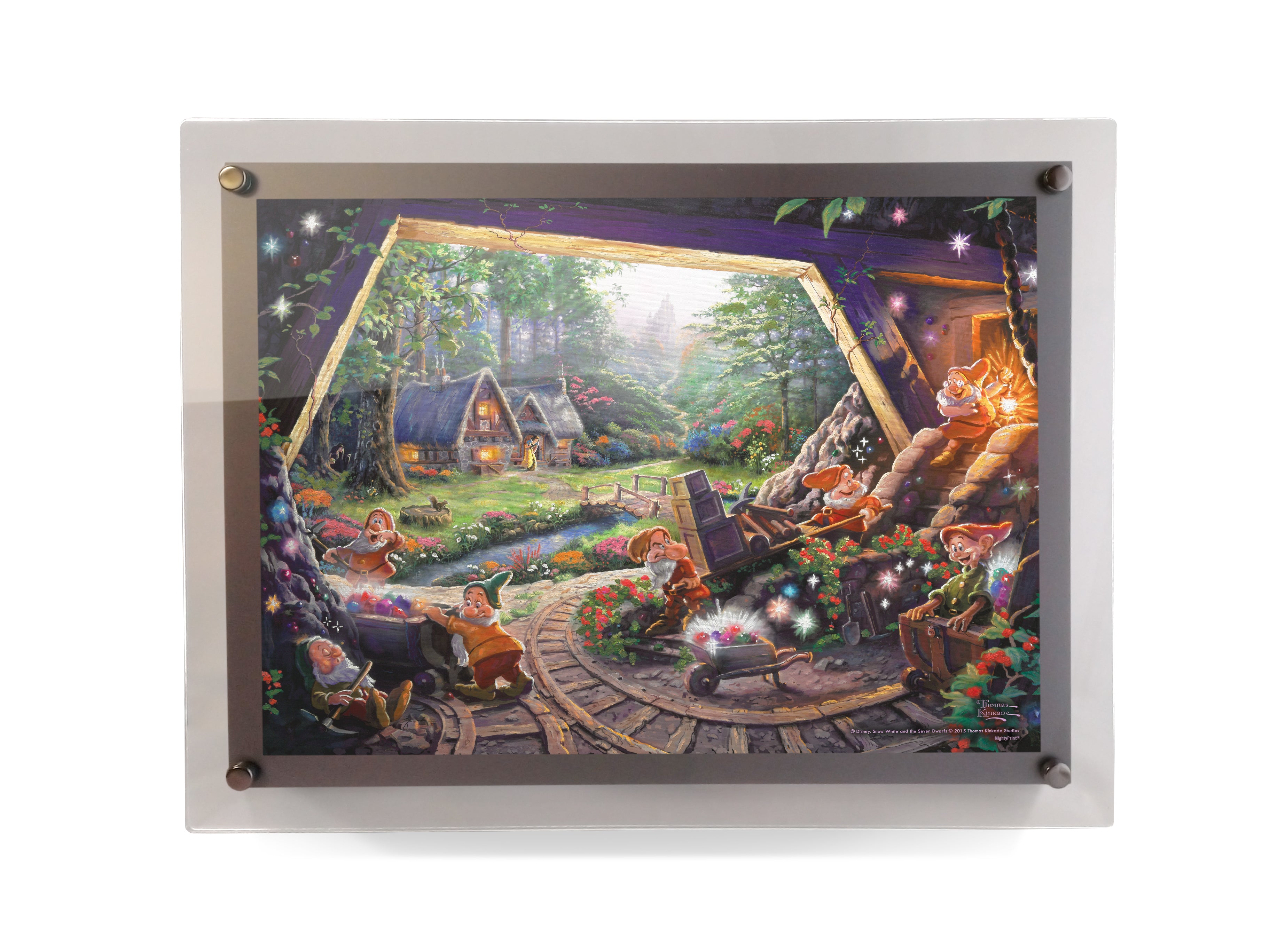 Disney (Snow White and the Seven Dwarfs) MightyPrint™ Wall Art with Back-Lit Frame MPLED14100144