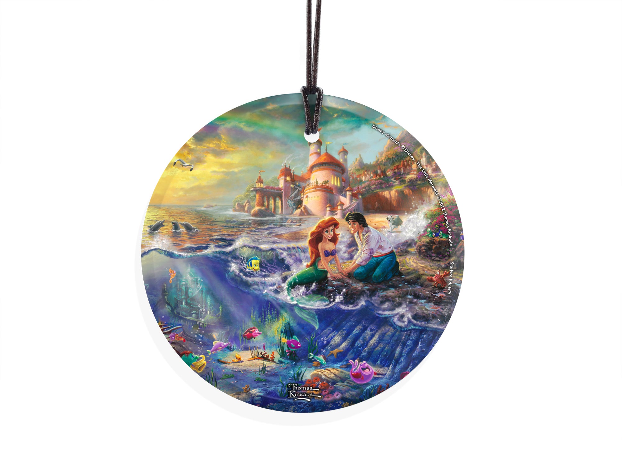 Disney (The Little Mermaid) StarFire Prints™ Hanging Glass Print SPCIR370