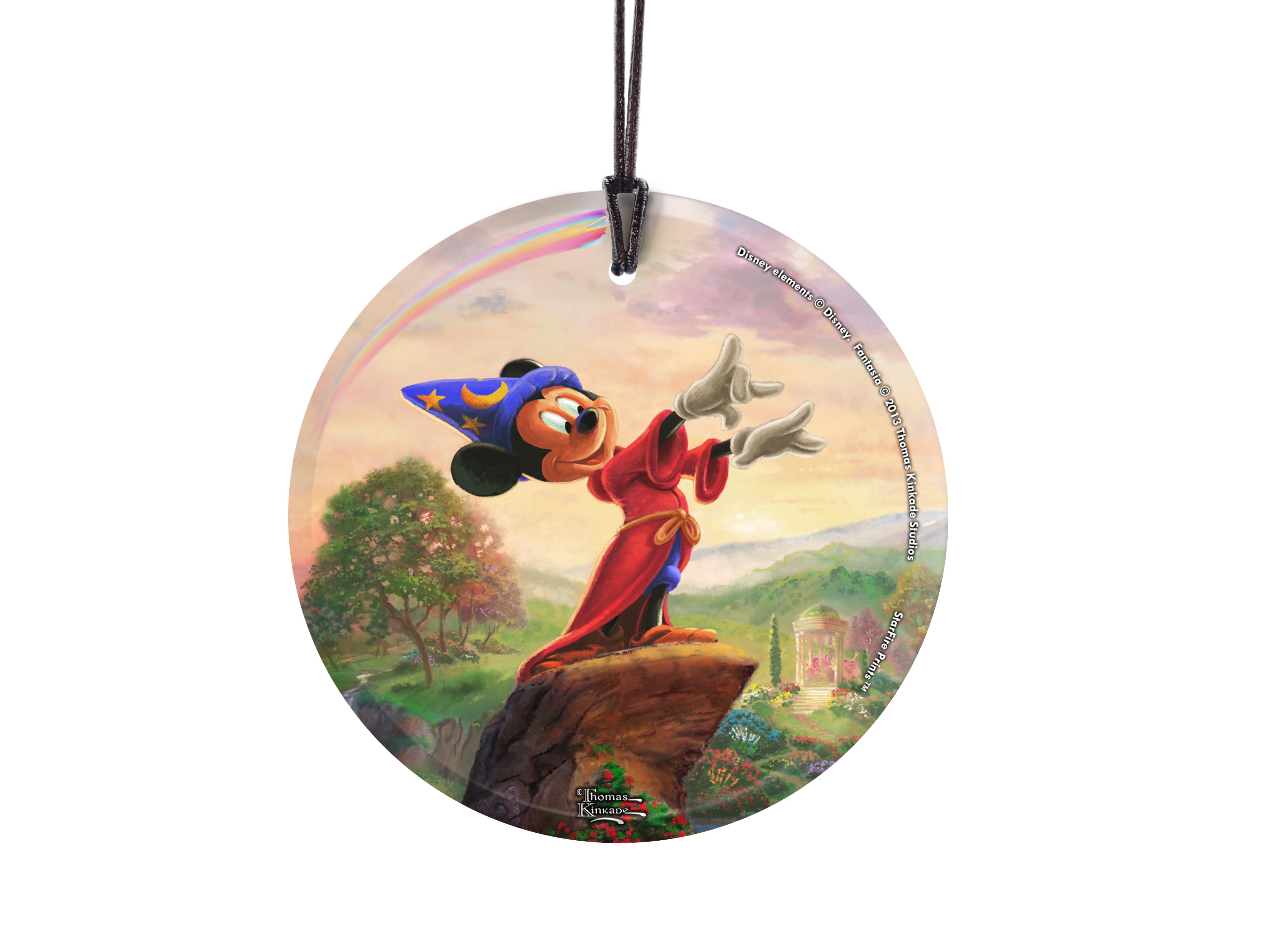 Disney (Mickey Mouse Fantasia) StarFire Prints™ Hanging Glass Print SPCIR503