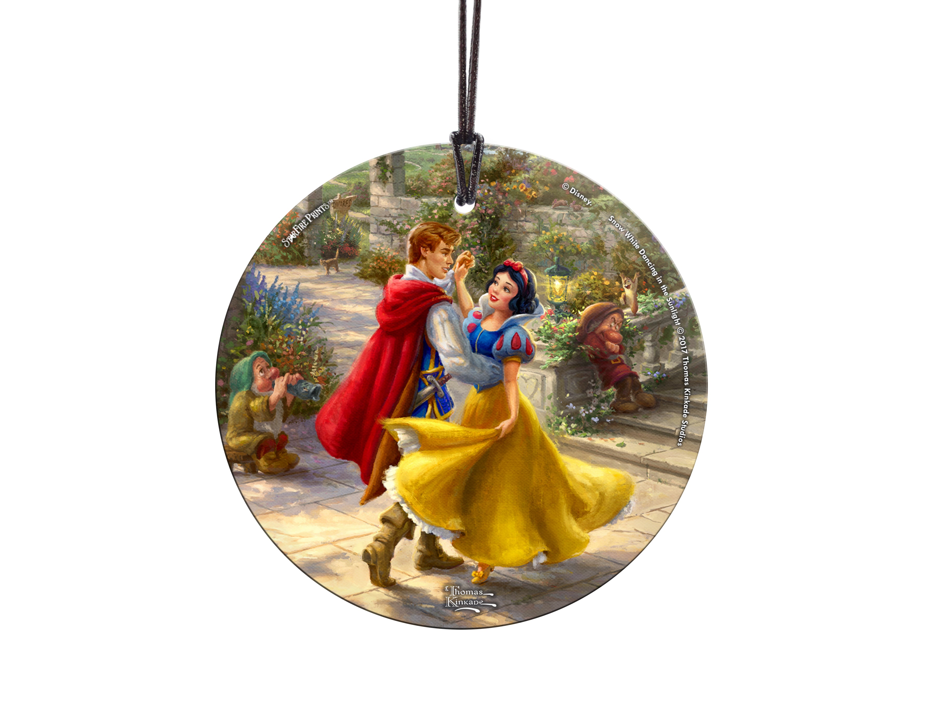 Disney (Snow White Dancing in the Sunlight) StarFire Prints™ Hanging Glass Print SPCIR858