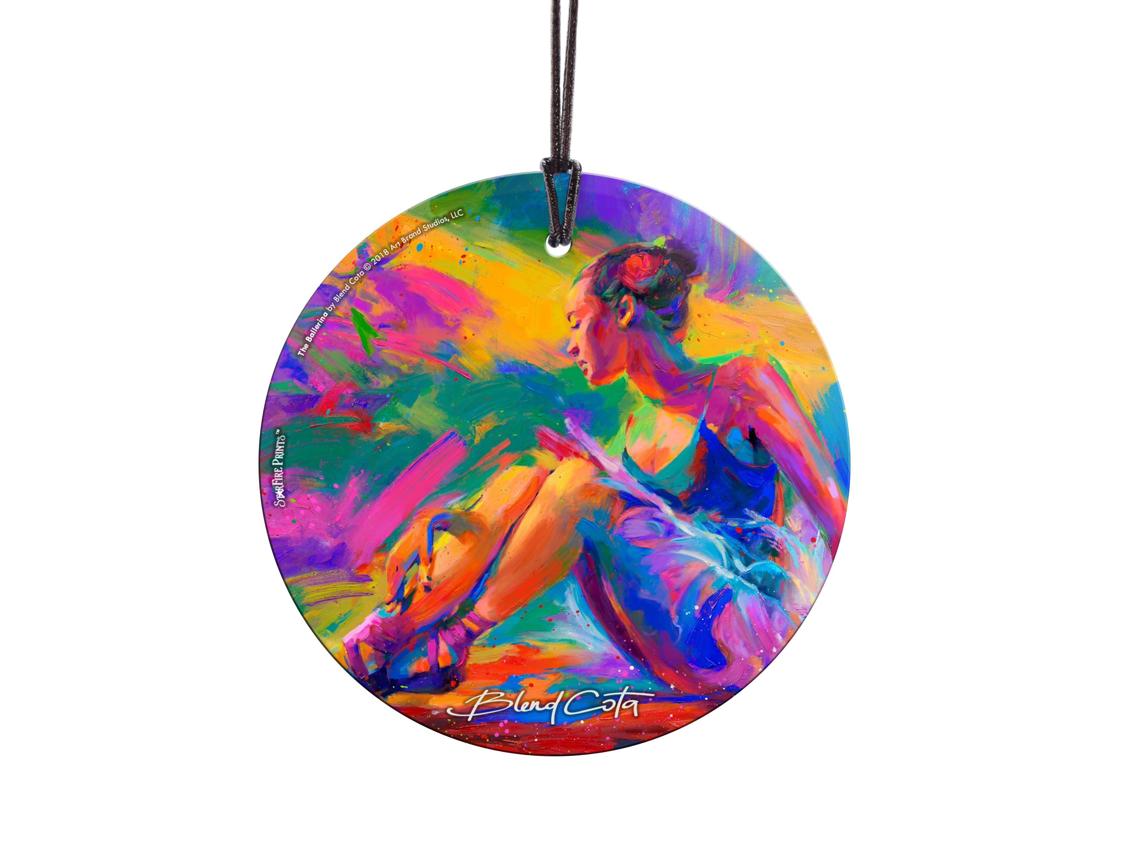 Blend Cota (The Ballerina) StarFire Prints™ Hanging Glass Print SPCIR953