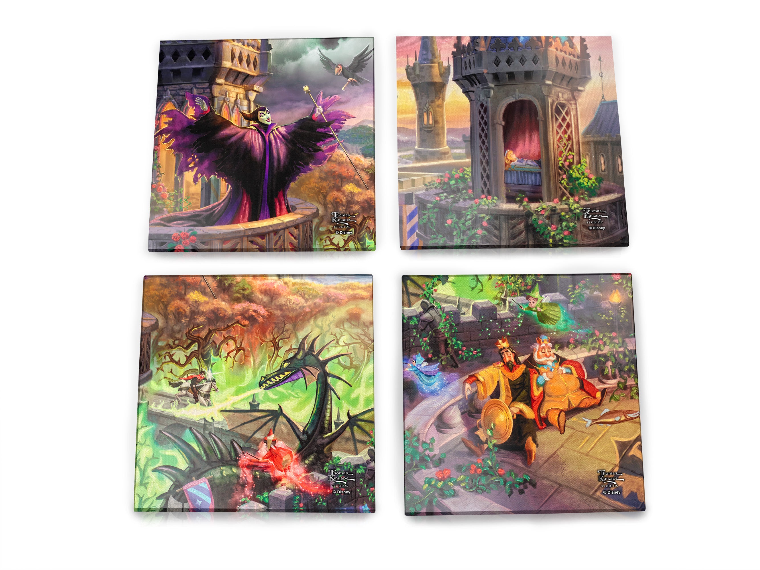 Disney (Maleficent) StarFire™ Print Coaster Set of Four SPCSTR1271