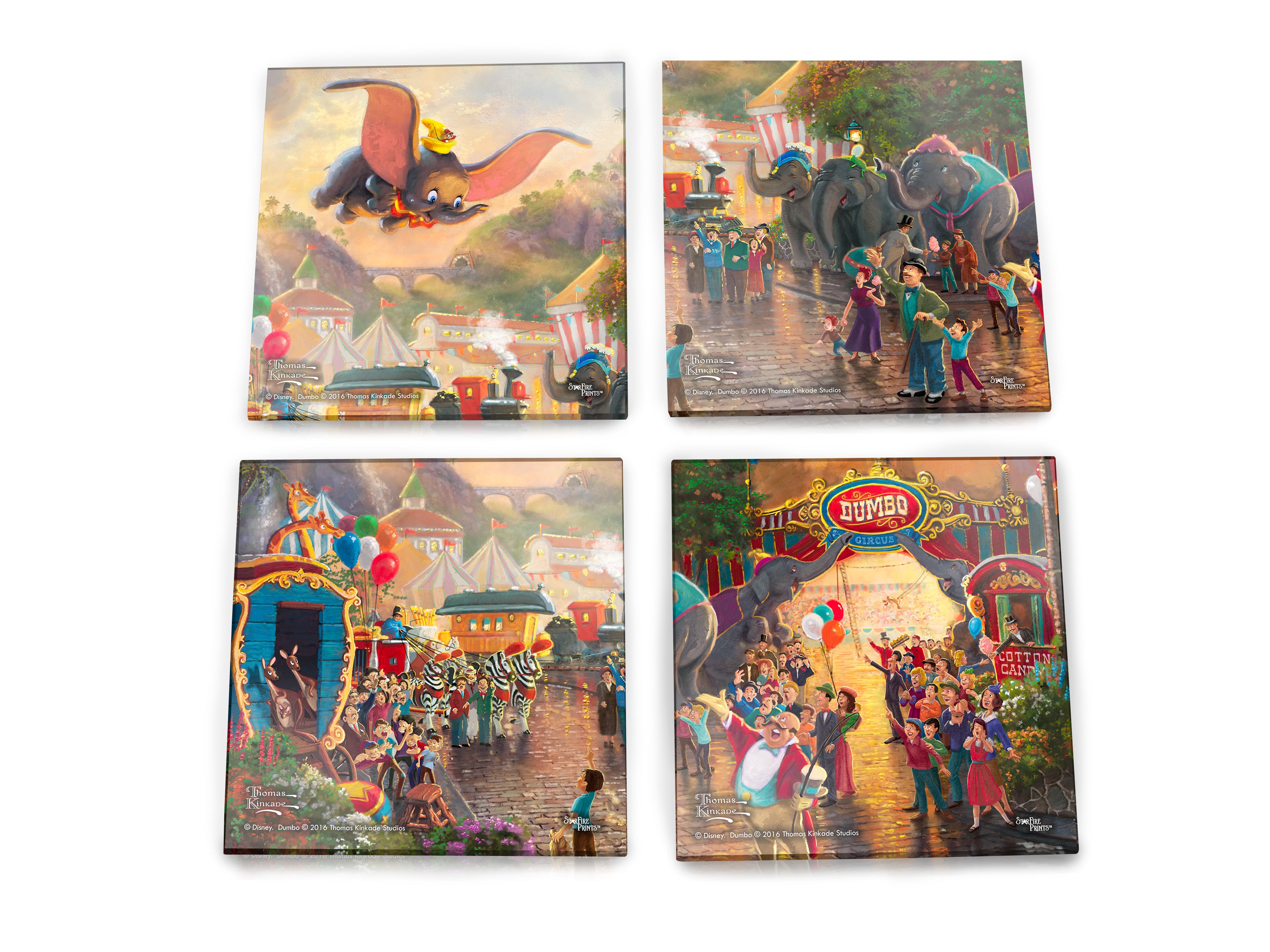 Disney (Dumbo) StarFire Prints™ Glass Coaster Set of Four SPCSTR667