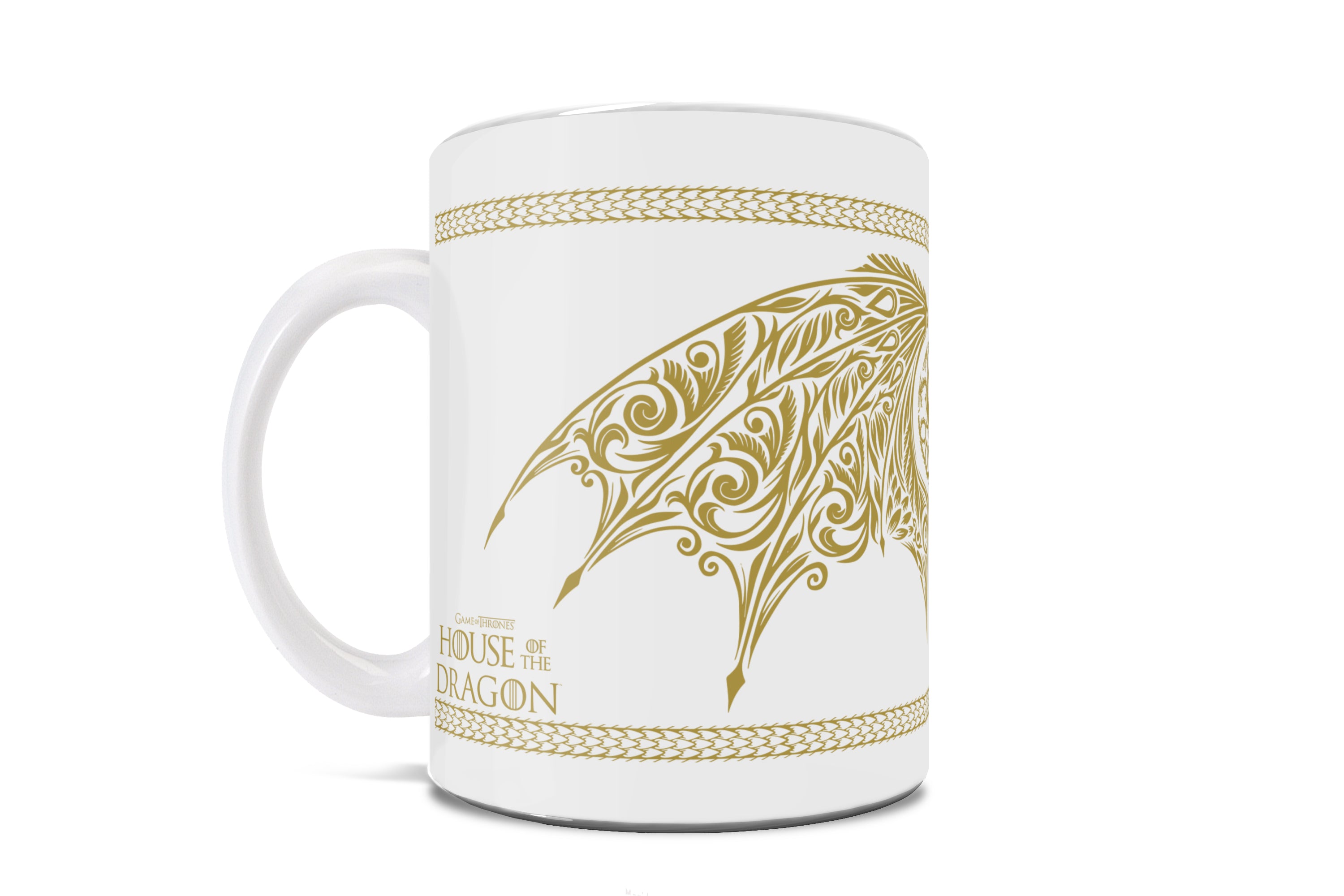 House of the Dragon (Gold Wings) 11 oz Ceramic Mug WMUG1489