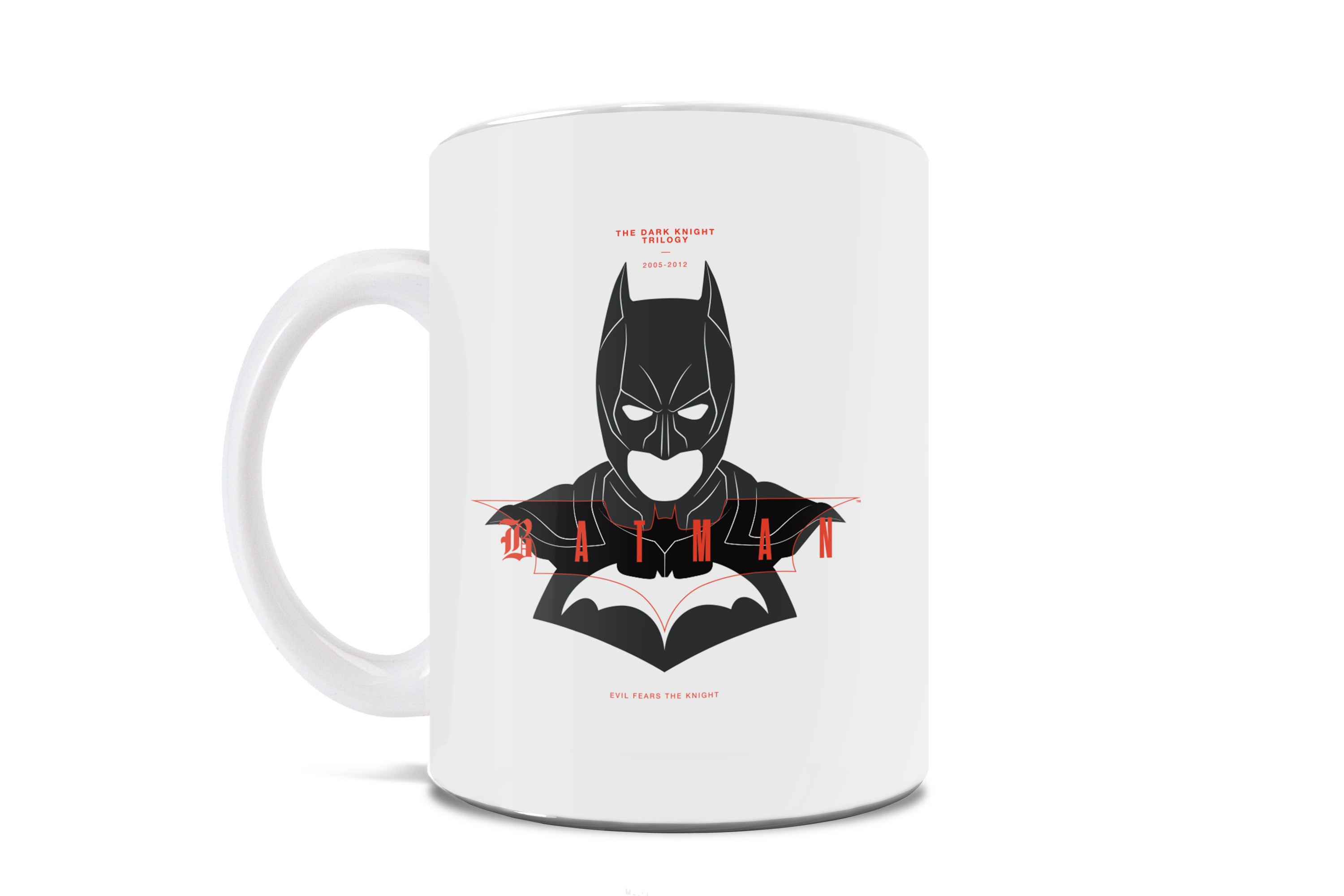 Batman 85th Anniversary (The Dark Knight Trilogy) 11 oz White Ceramic Mug WMUG1647