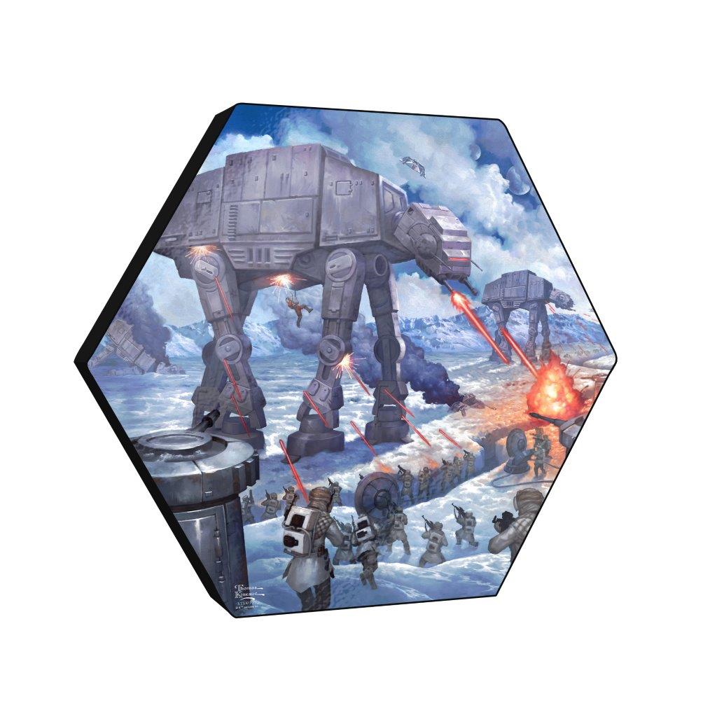 Star Wars (The Battle of Hoth) KNEXAGON® Wood Print WPHEX7821