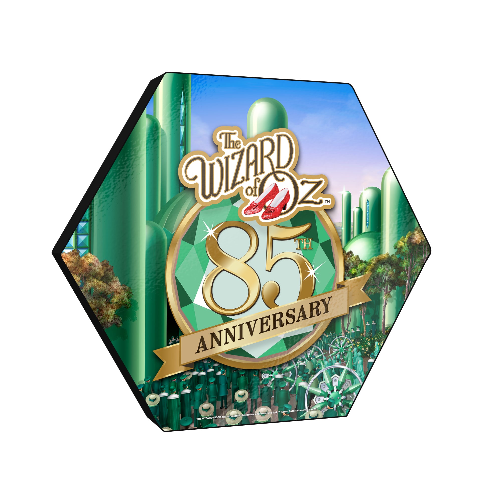 The Wizard of Oz (85th Anniversary – Emerald City) KNEXAGON Wood Print WPHEX7956