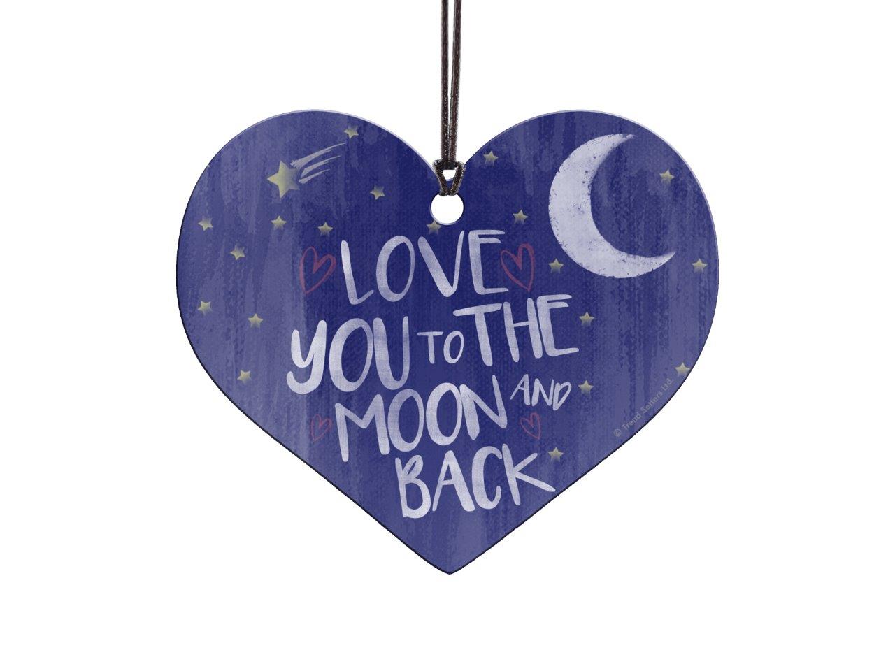 Family Collection (To the Moon and Back) Hanging Acrylic Print ACPHEART305