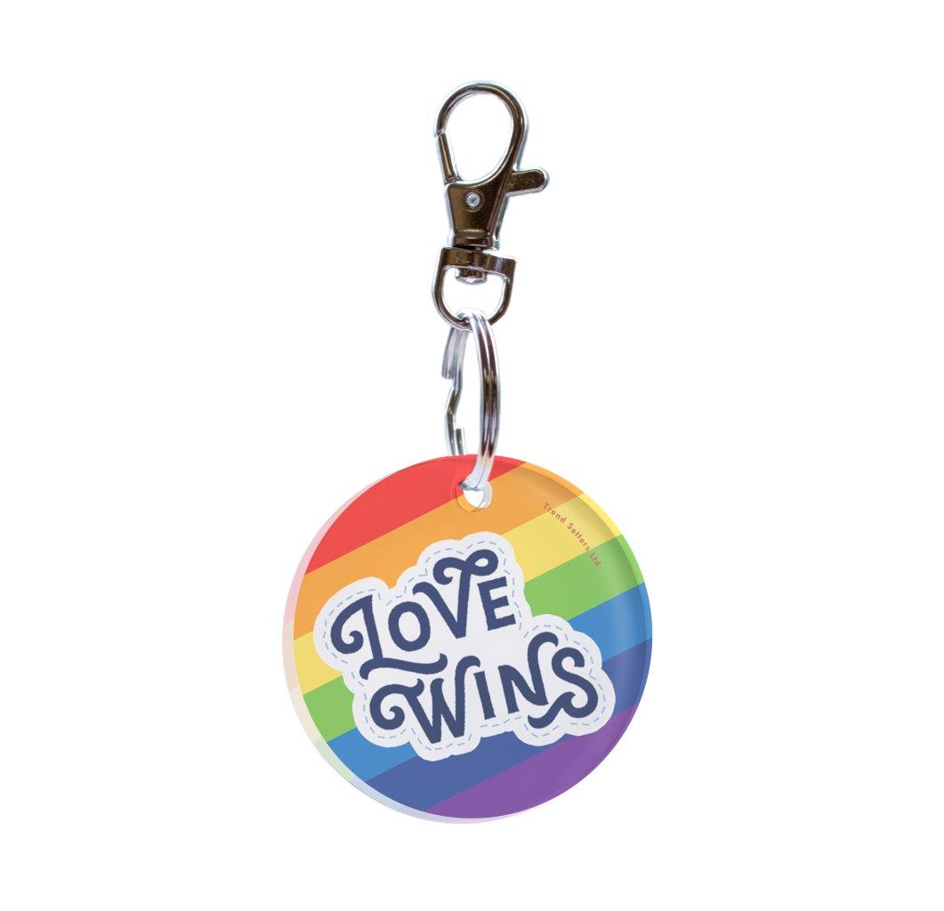 Pride Collection (Love Wins) Acrylic Keychain ACPKRCIR594