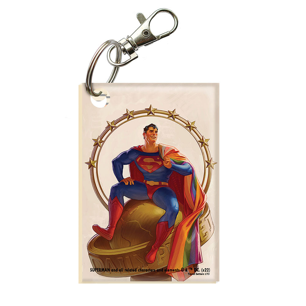 Justice League (Superman Pride) Rectangle Shaped Acrylic Keychain ACPKRREC735