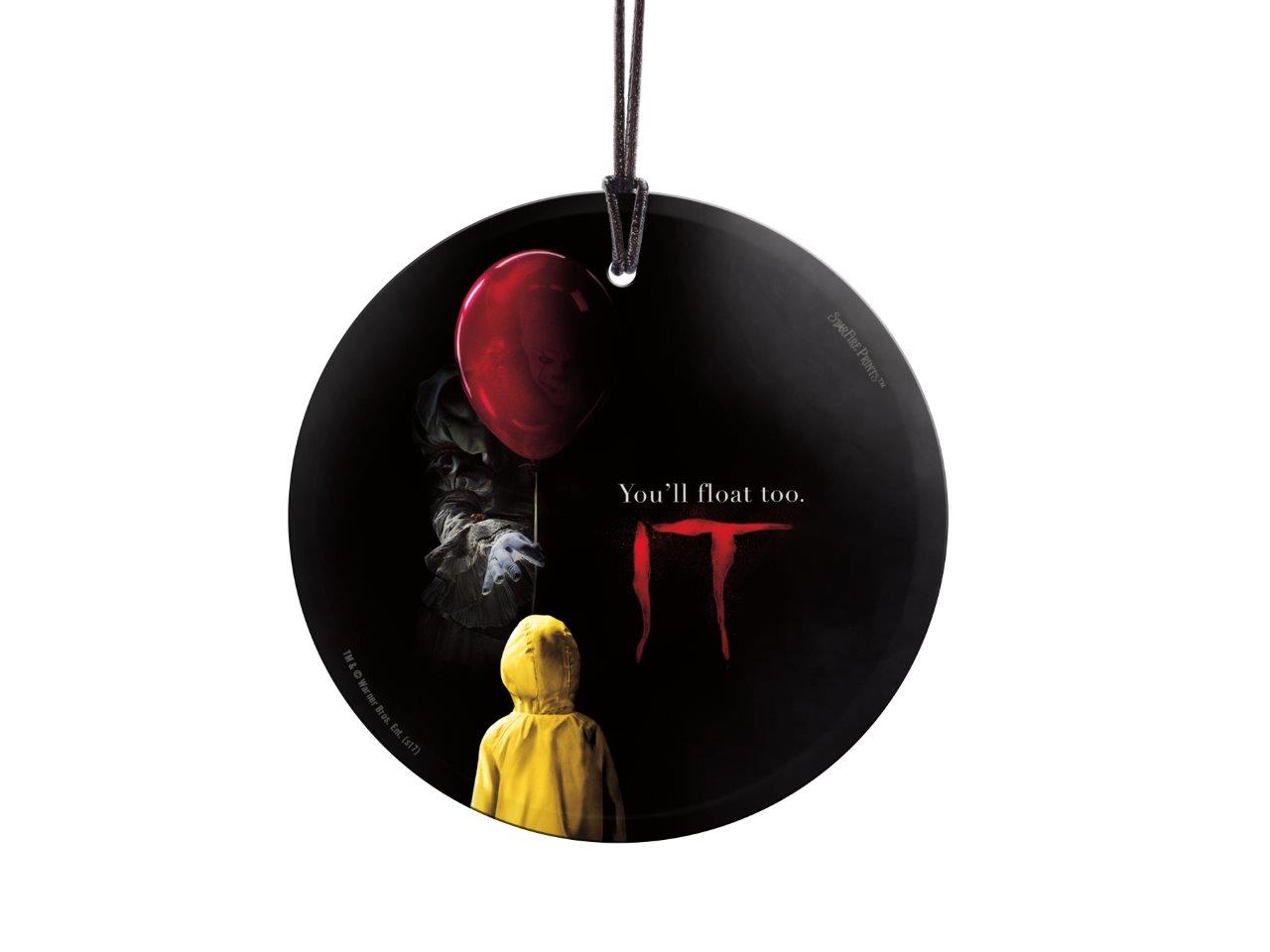 IT: Chapter One (Pennywise Balloon) Horror StarFire Prints™ Hanging Glass Print SPCIR807