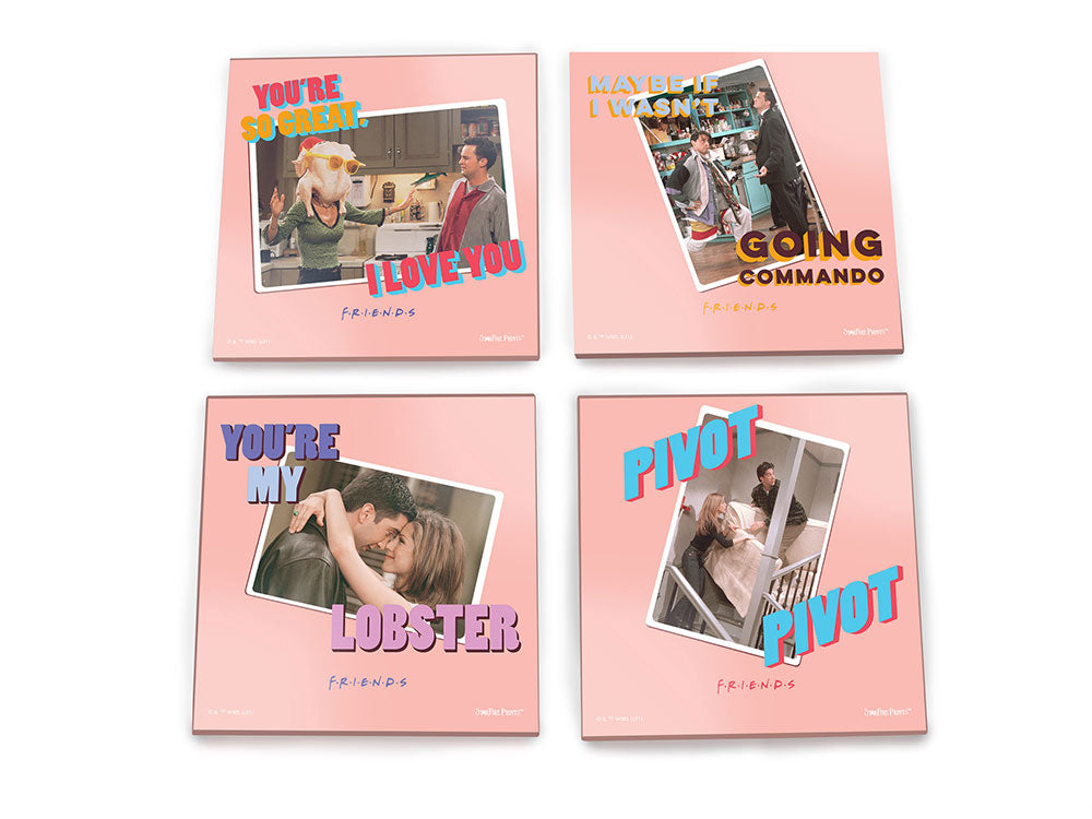 Friends: The Television Show (Scenes) StarFire Prints™ Glass Coaster Set of Four SPCSTR1191