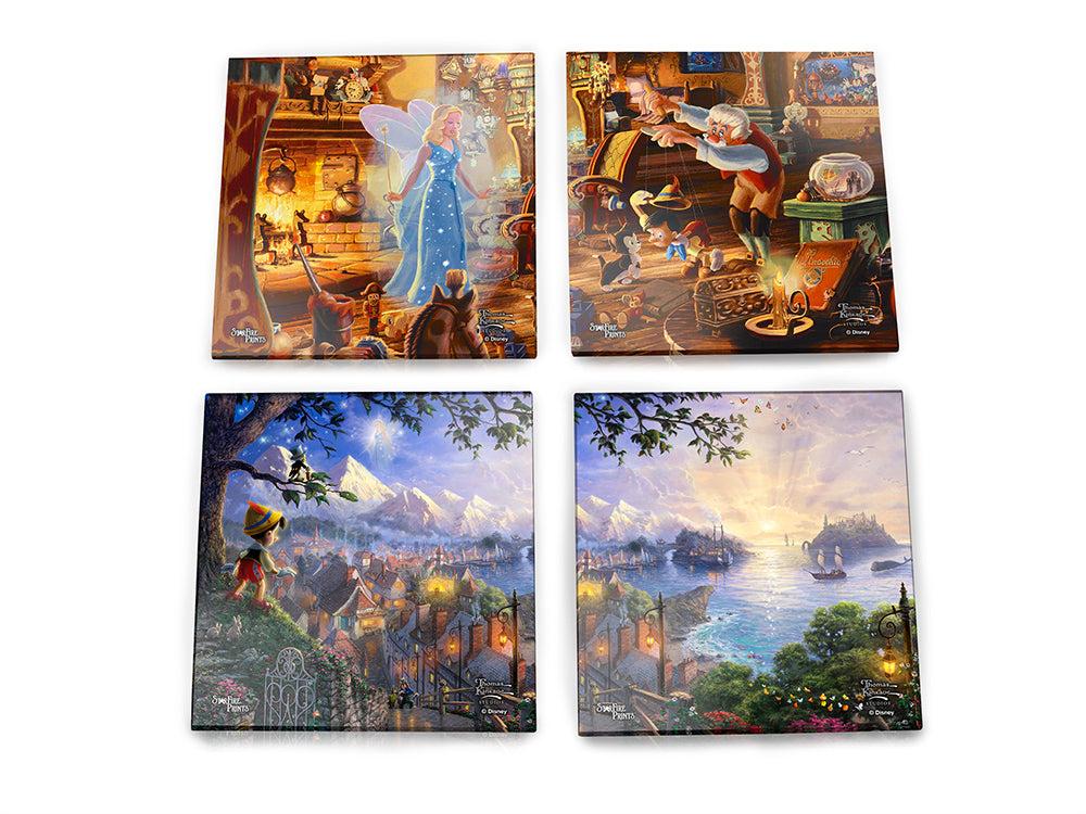 Disney (Pinocchio) StarFire Prints™ Coaster Set of Four SPCSTR1269