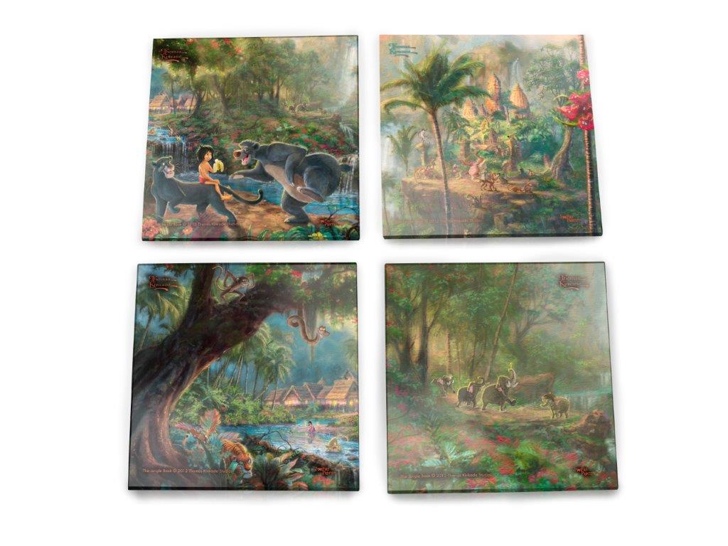Disney (The Jungle Book) StarFire Prints™ Glass Coaster Set of Four SPCSTR348