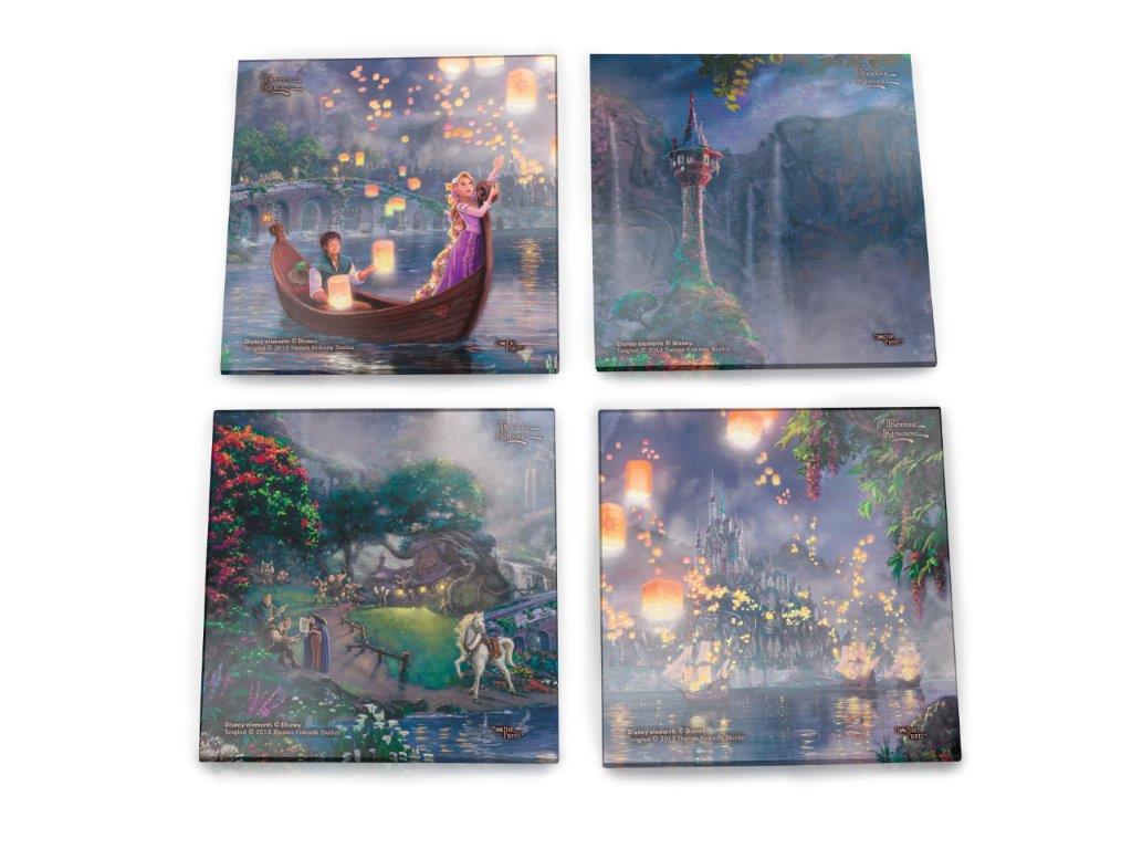 Disney (Tangled) StarFire Prints™ Glass Coaster Set of Four SPCSTR423