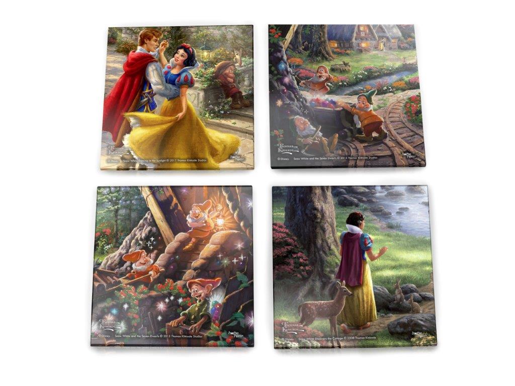 Disney (Snow White) StarFire Prints™ Glass Coaster Set of Four SPCSTR862