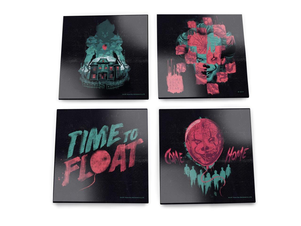 IT: Chapter Two (If IT Isnt Dead, We Come Home) StarFire Prints™ Glass Coaster Set of Four SPCSTR986