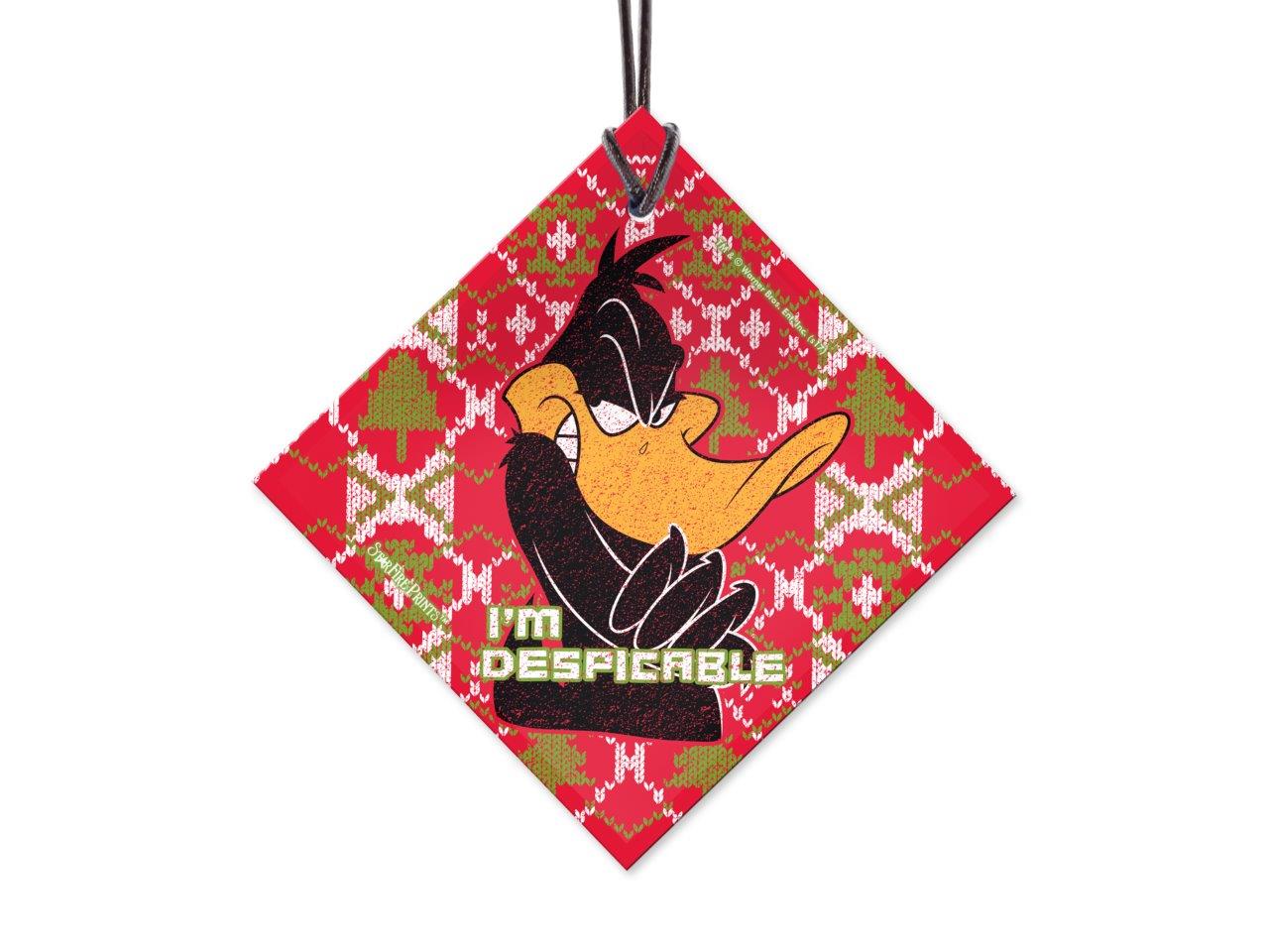 Looney Tunes (Daffy Duck Pattern) StarFire Prints™ Glass Print SPSQU771