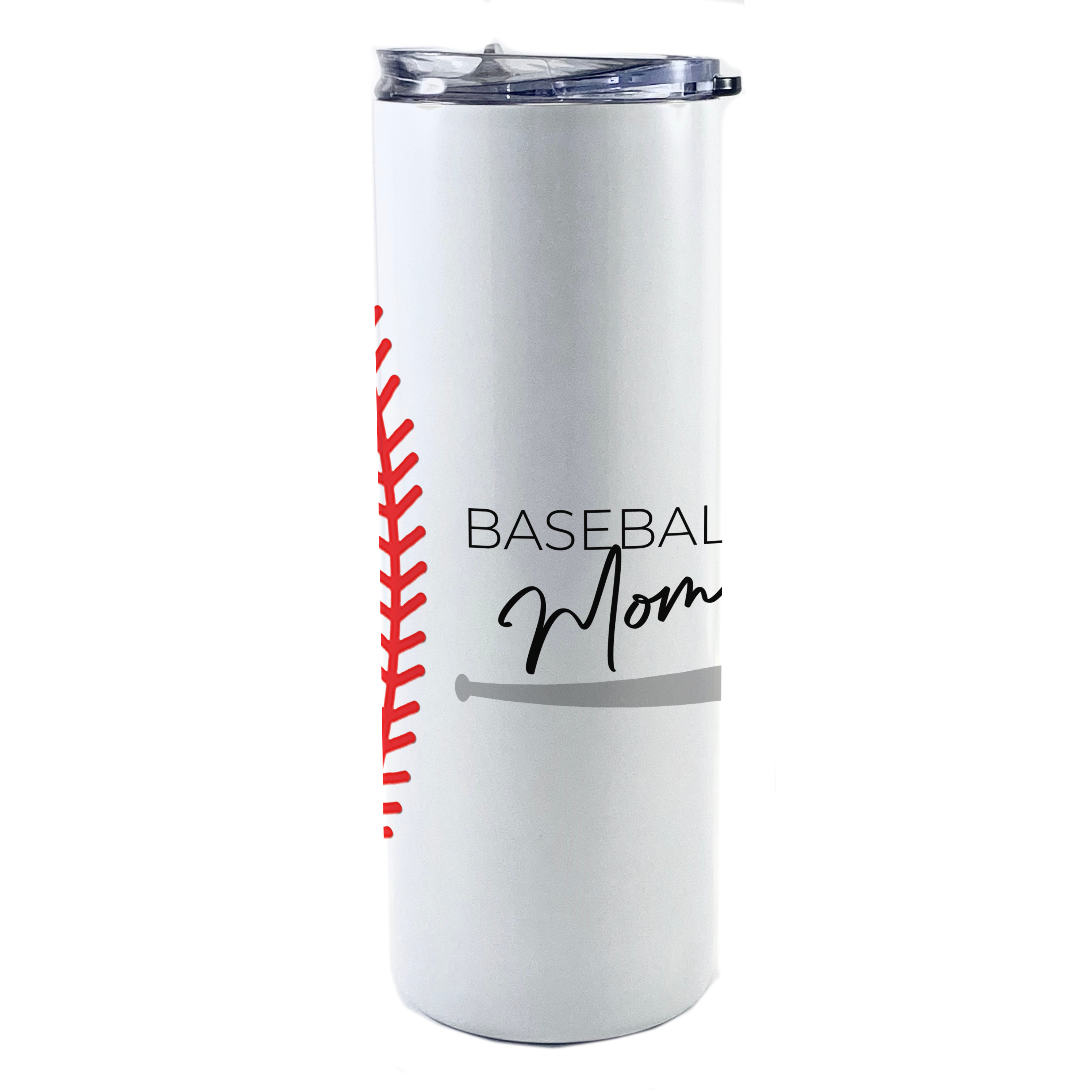 Sports Collection (Baseball Mom) 20 Oz Stainless Steel Travel Tumbler with Straw SSTUMW0055