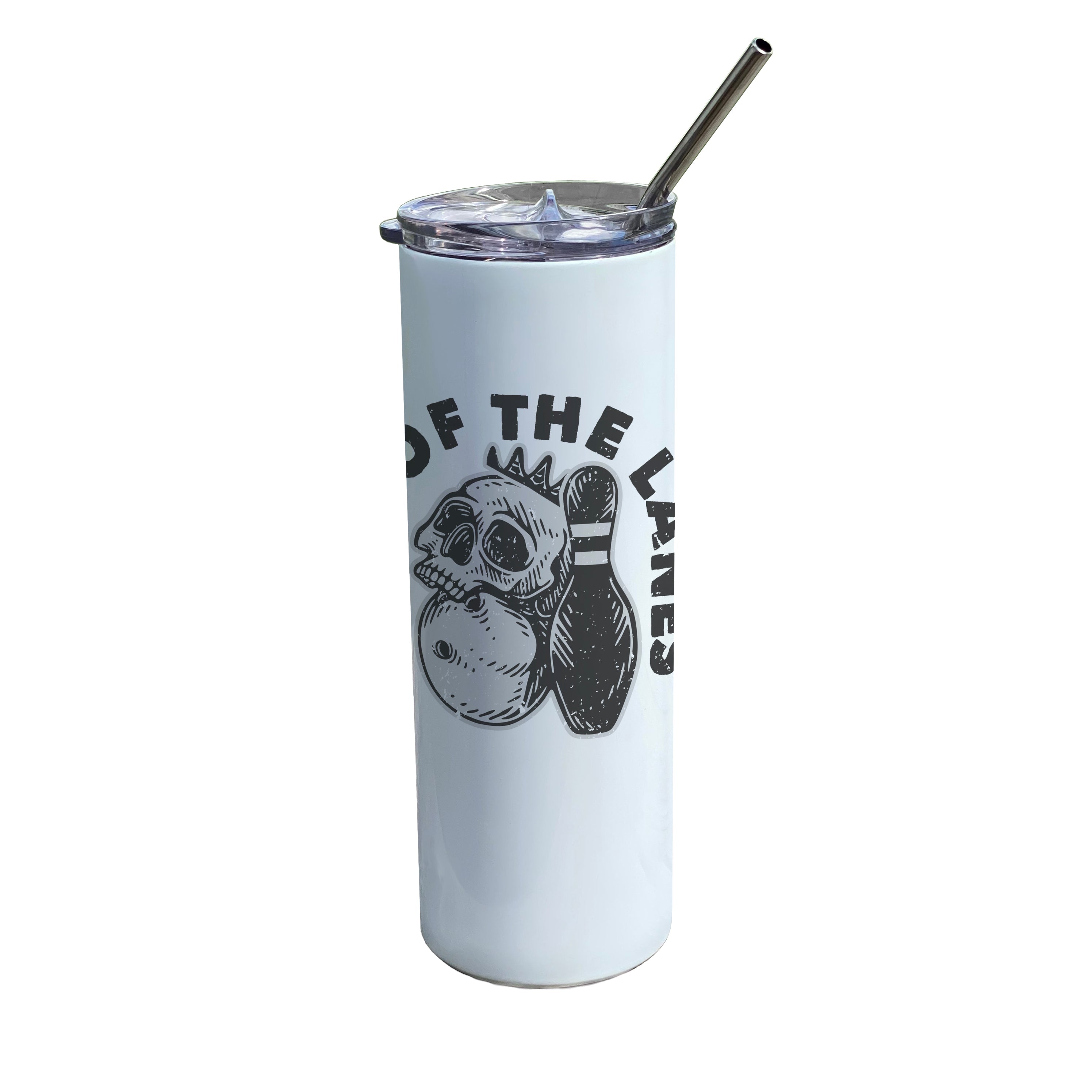 Sports Collection (King of the Lanes) 20oz Stainless Steel Tumbler with Straw SSTUMW0145